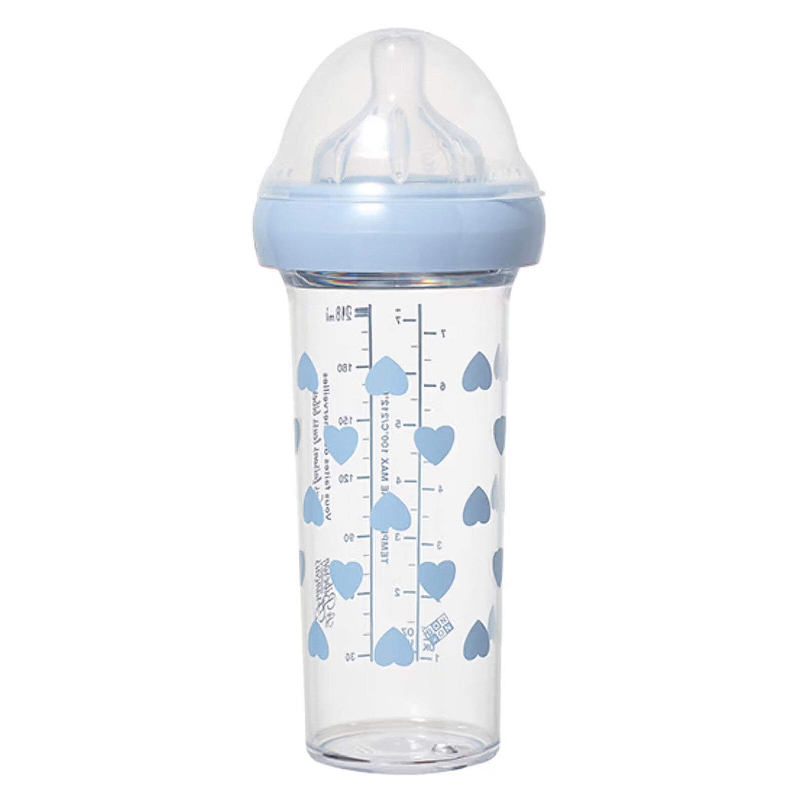Biberon Coeurs Bleus - 210 ml (Le biberon français) - Couverture