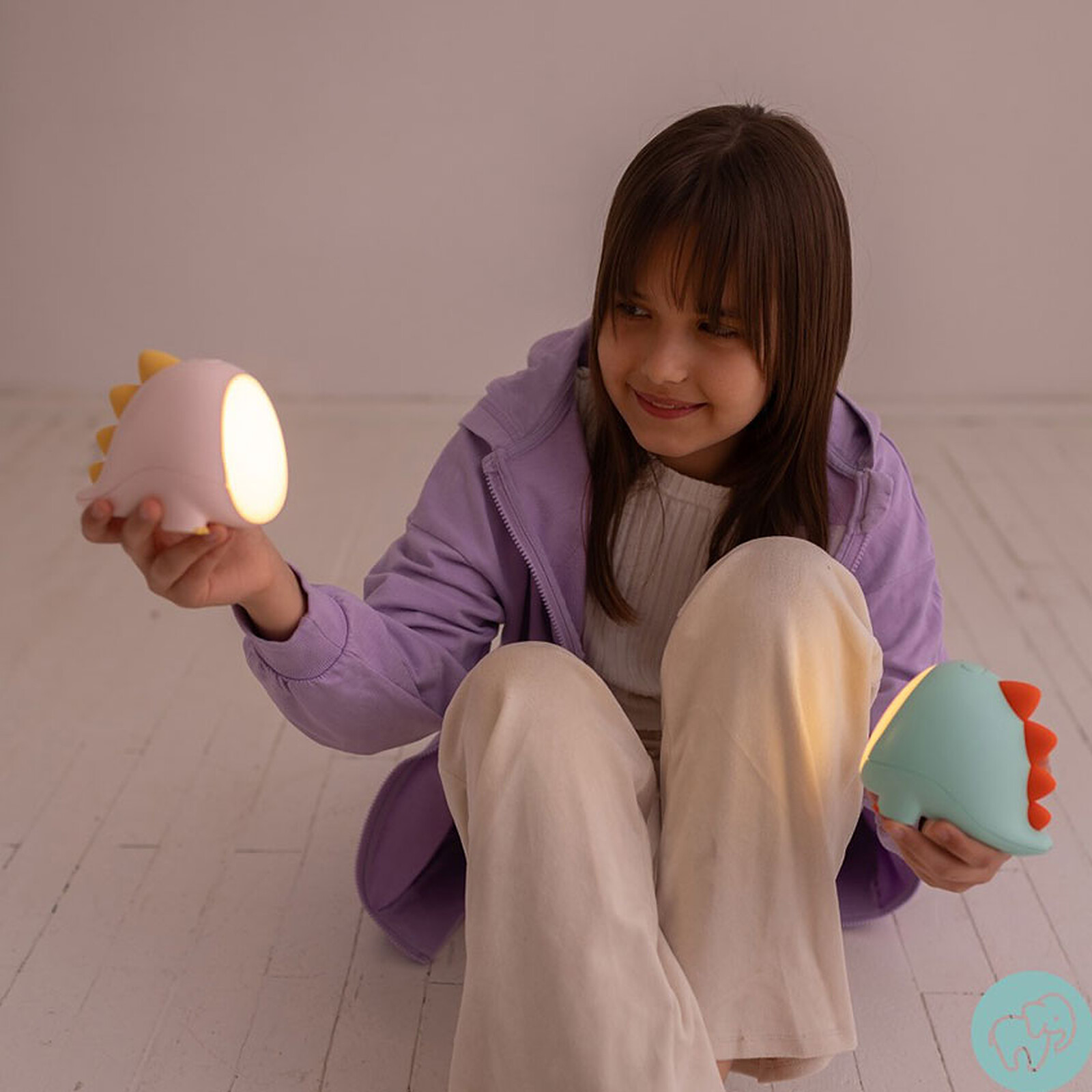 Avis Veilleuse LED - Dino Rose