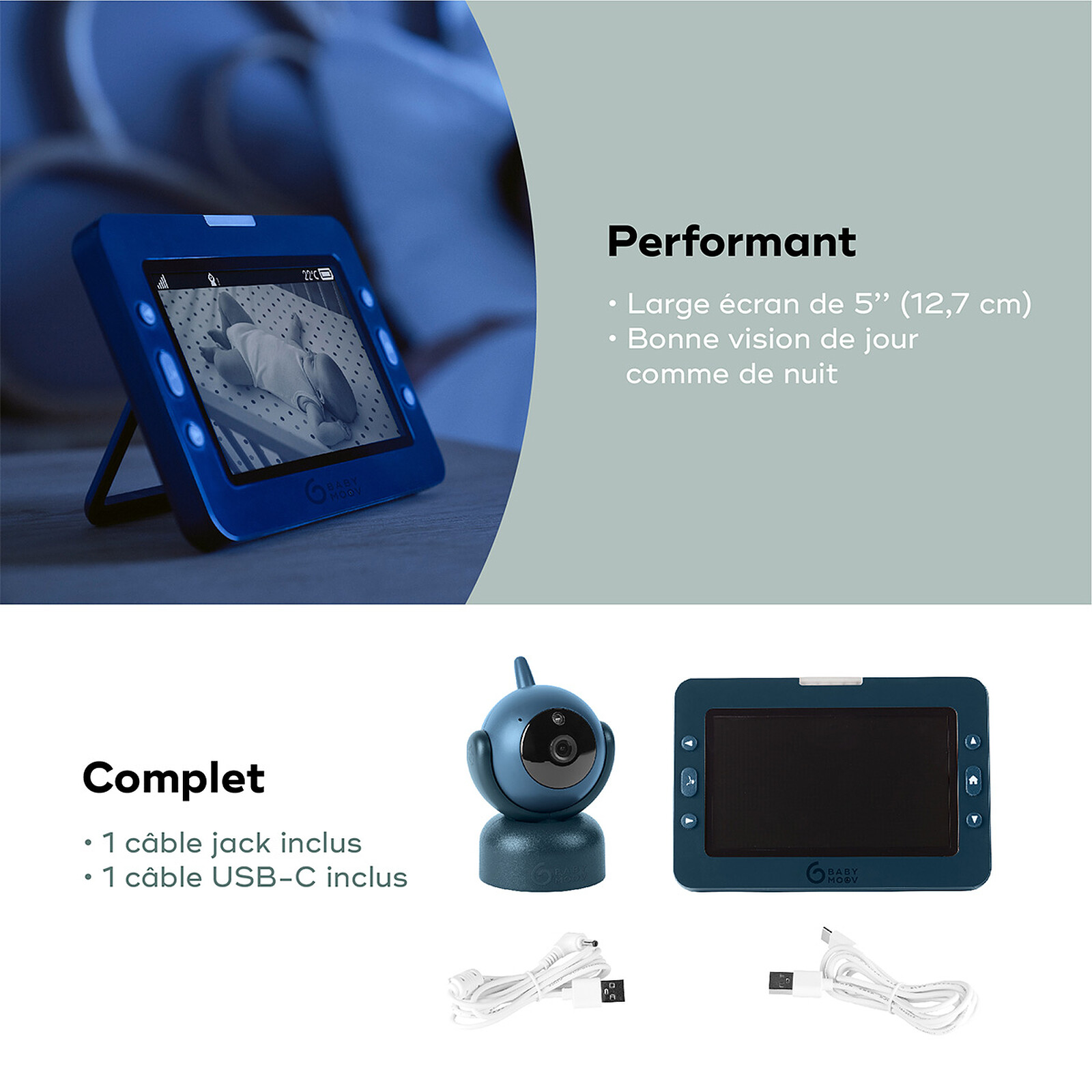 Achat Babyphone Vidéo YOO Master + HD