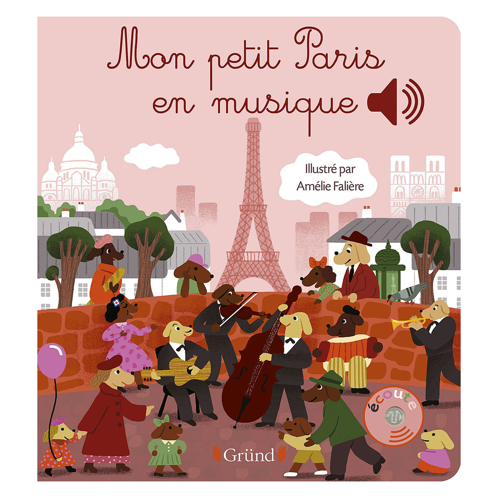 Mon Petit Paris en Musique (Gründ) - Couverture