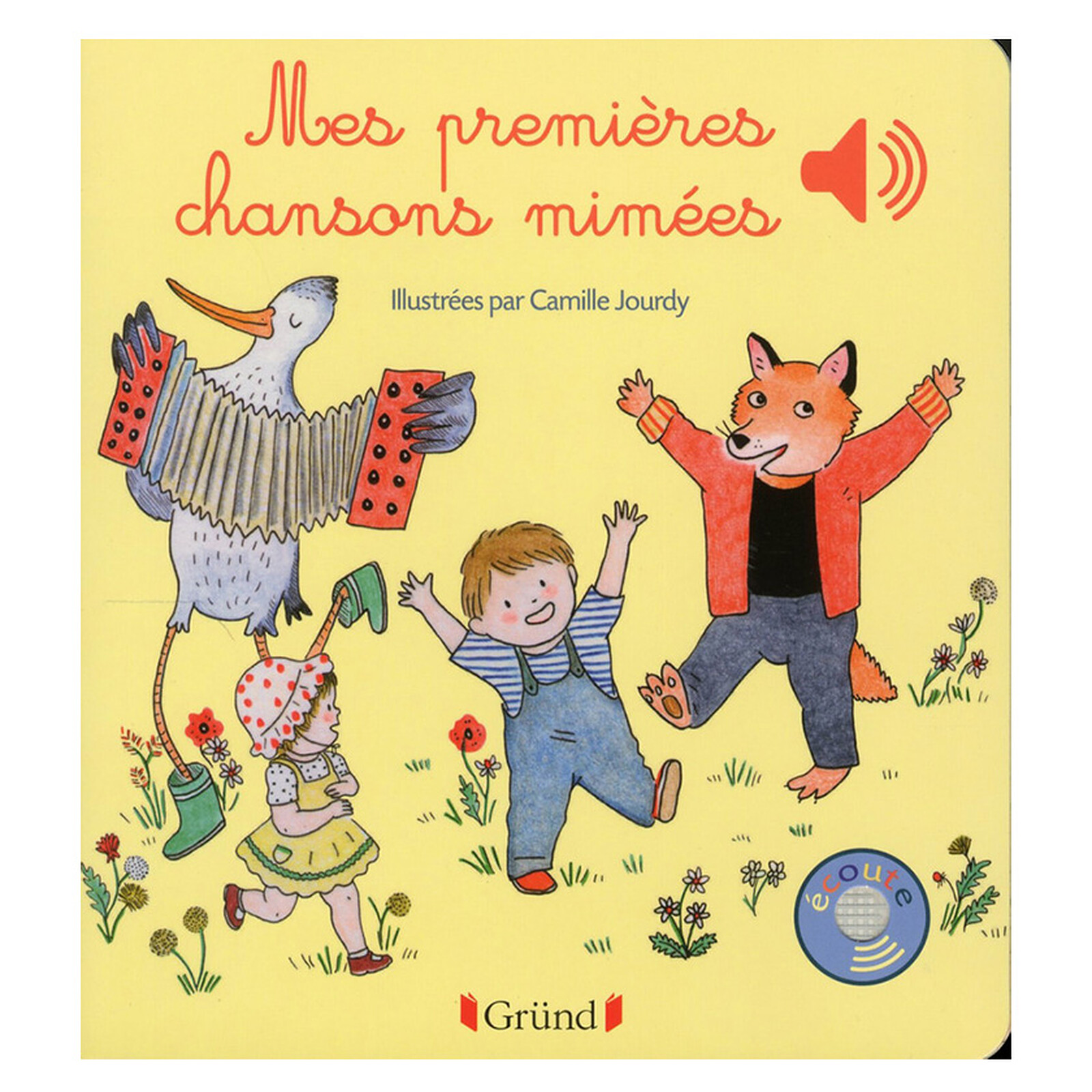 Mes Premières Chansons Mimées (Gründ) - Couverture