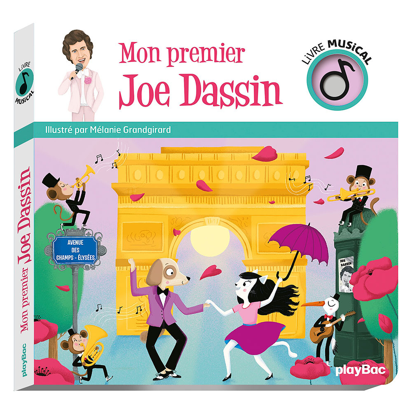 Livre Musical Mon Premier Joe Dassin (playBac) - Couverture