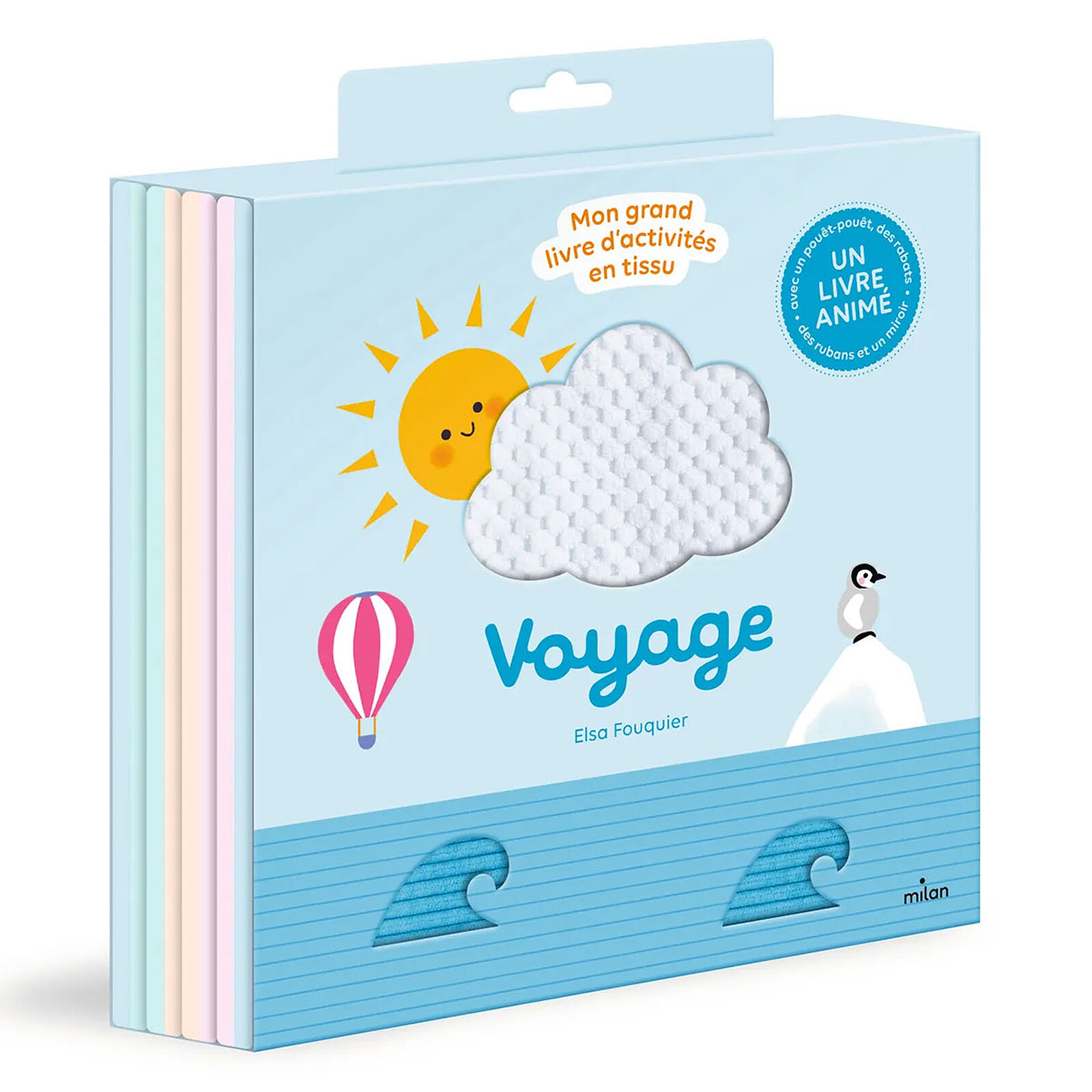 Voyage - Mon Grand Livre d'Activités en Tissu (Milan) - Couverture