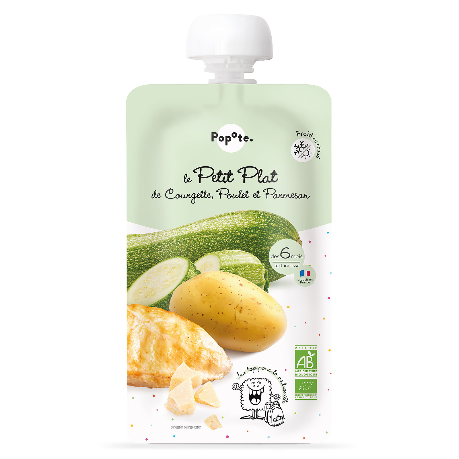 Le Petit Plat Courgette, Poulet et Parmesan Popote