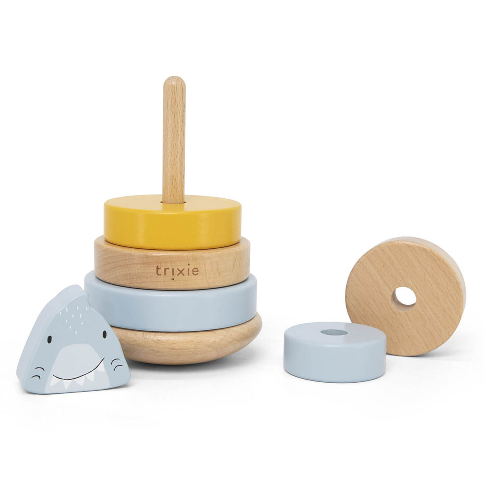 Tour à Empiler en Bois - Mr. Shark Trixie Baby