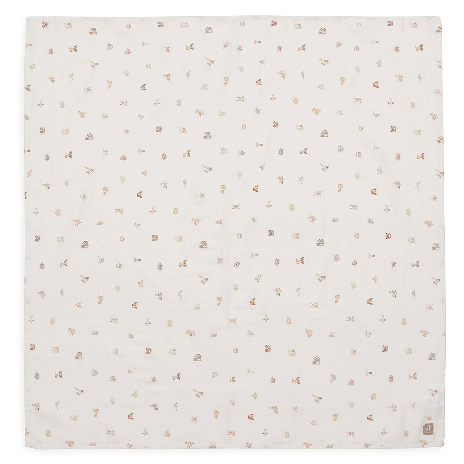 Lot de 2 Langes Gaze de Coton - Animal Friends Jollein