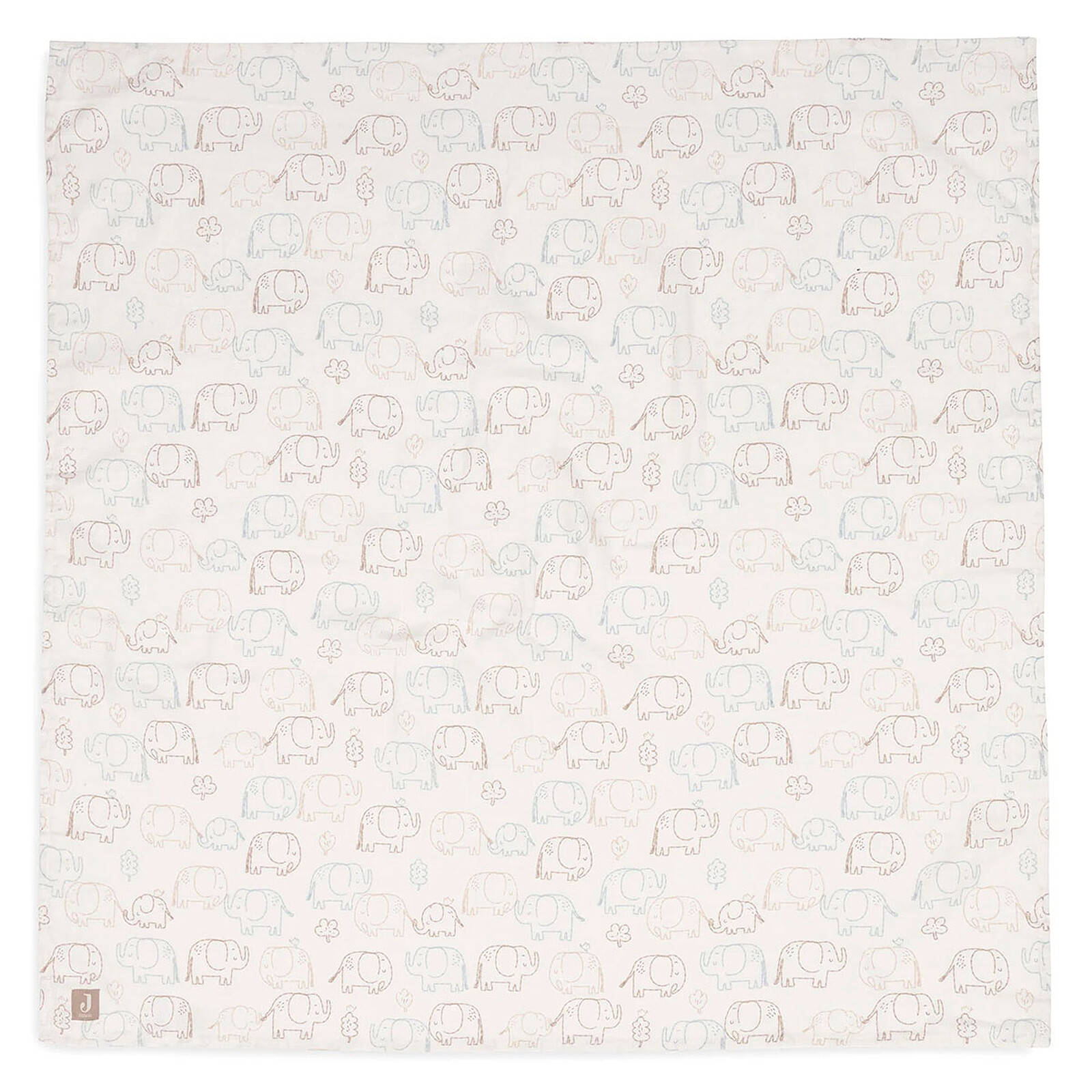 Lot de 3 Langes Gaze de Coton - Elephant Tales Jollein