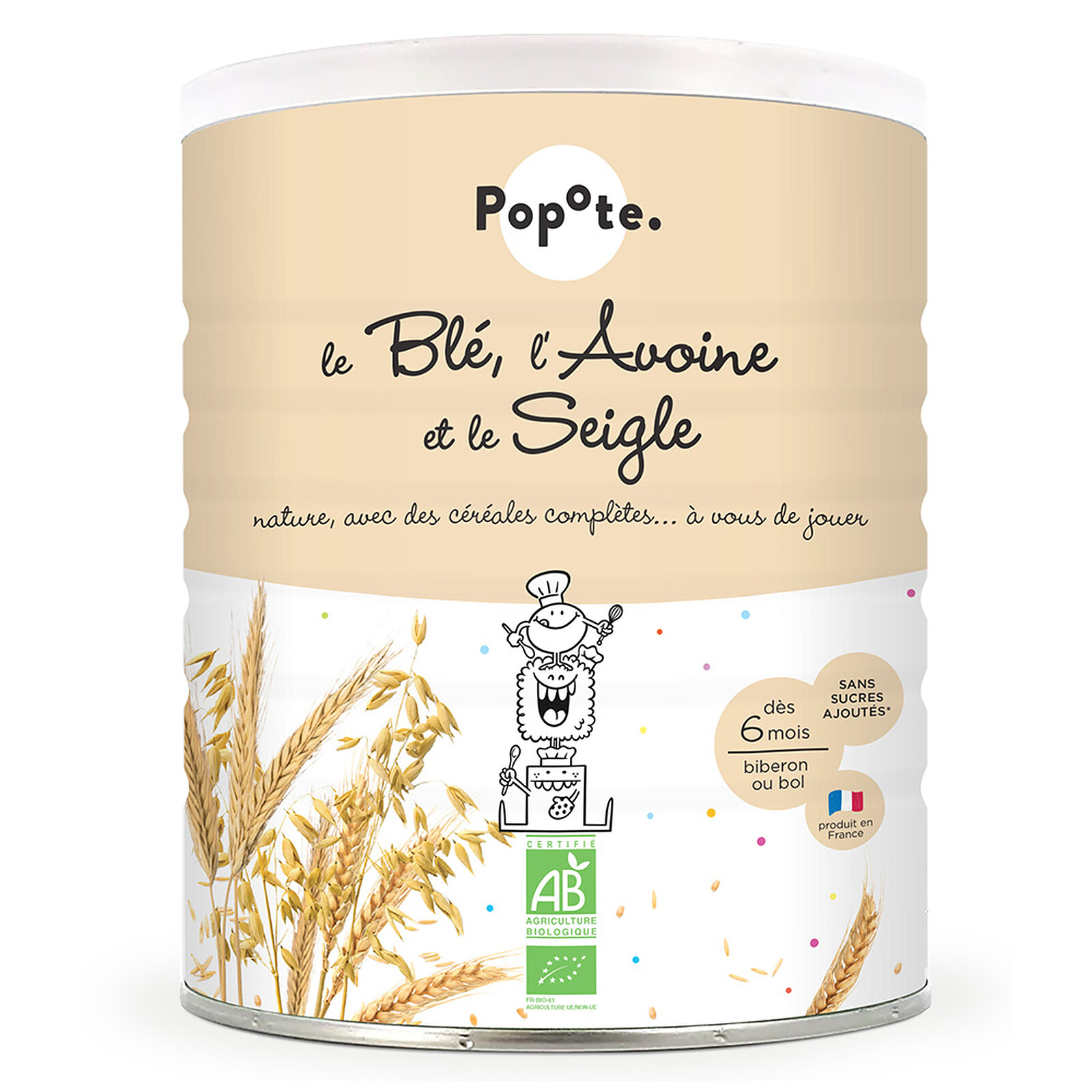 Les Céréales Blé, Avoine et Seigle - 220 g Popote
