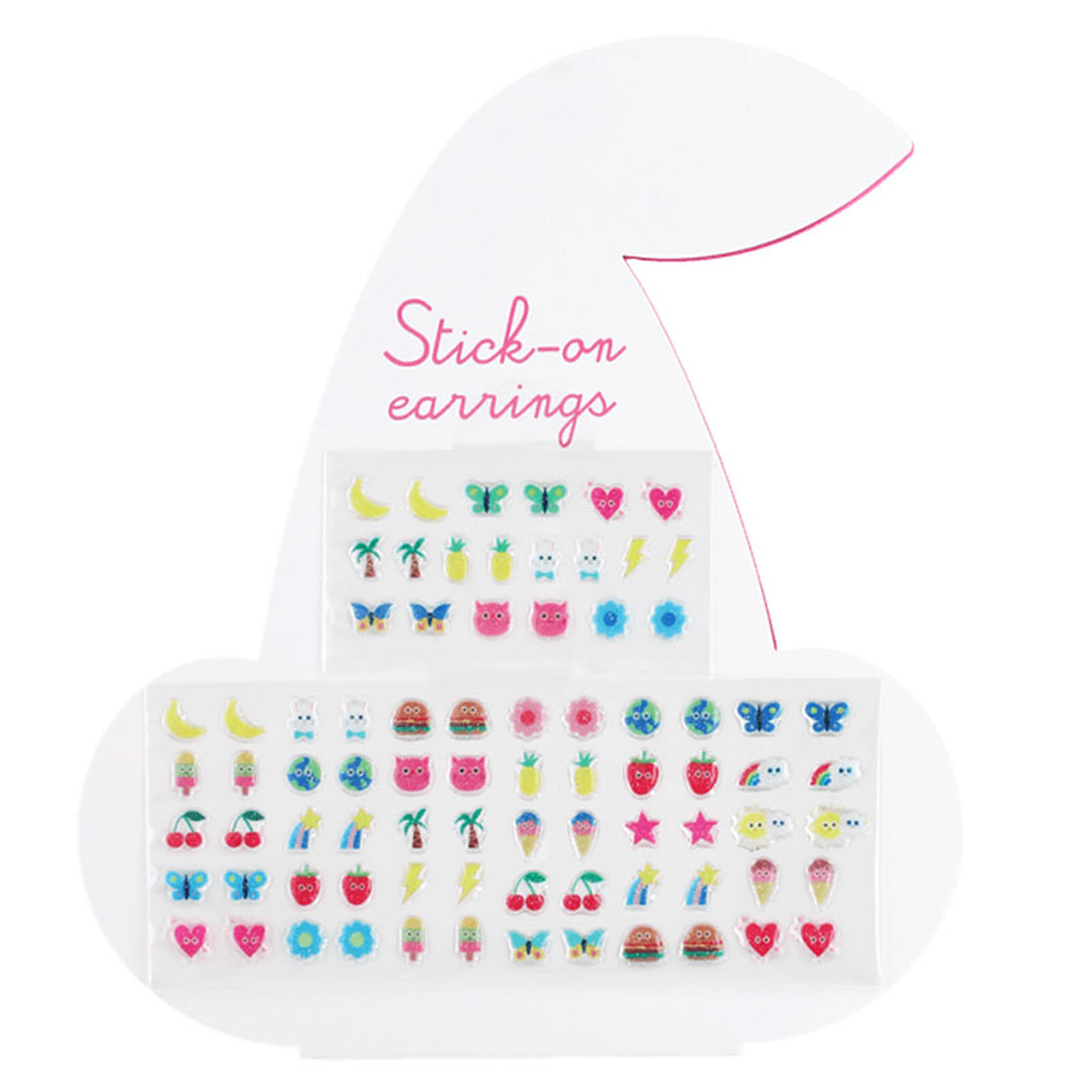Boucles d'Oreilles Autocollantes - Cerise Rex London