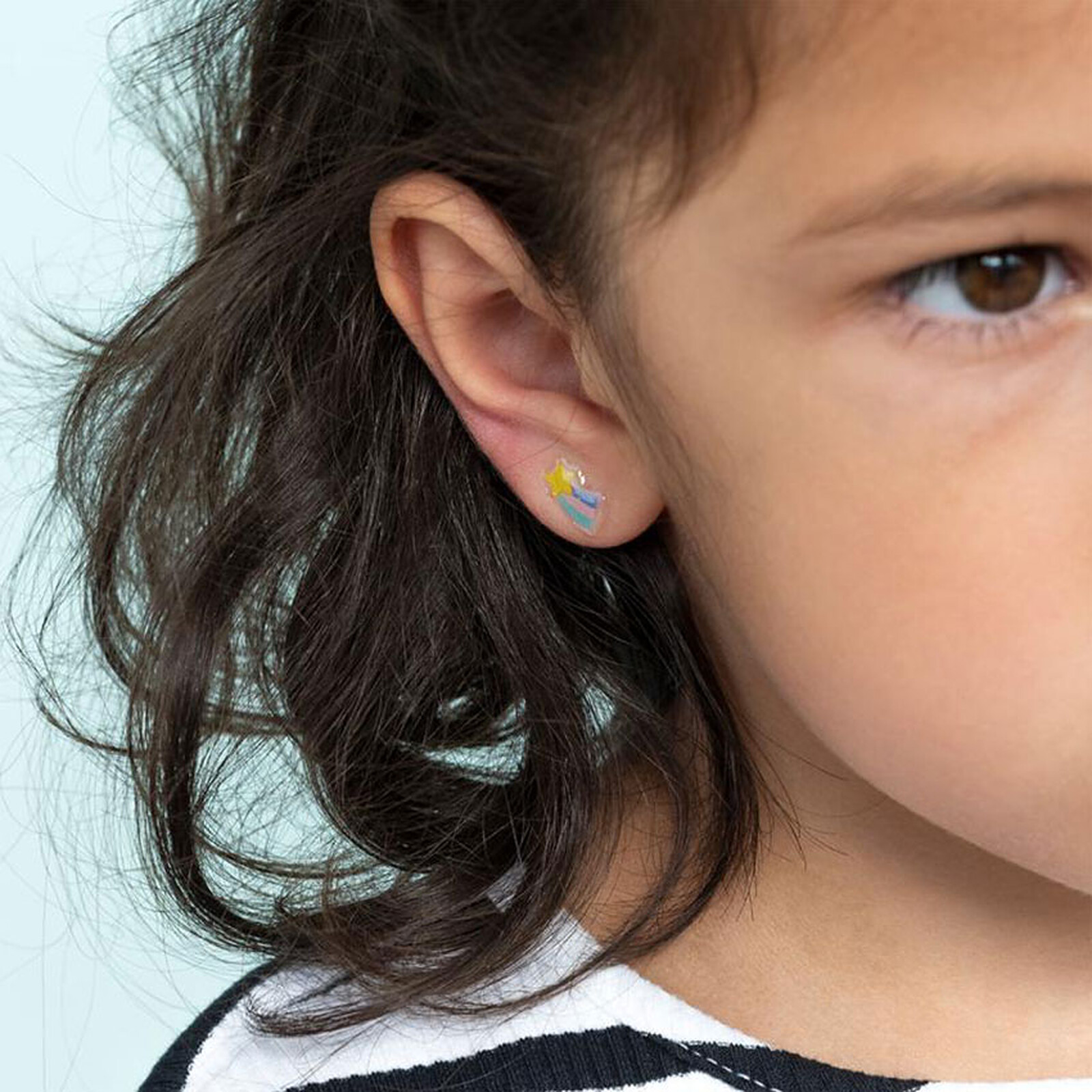 Avis Boucles d'Oreilles Autocollantes - Cerise