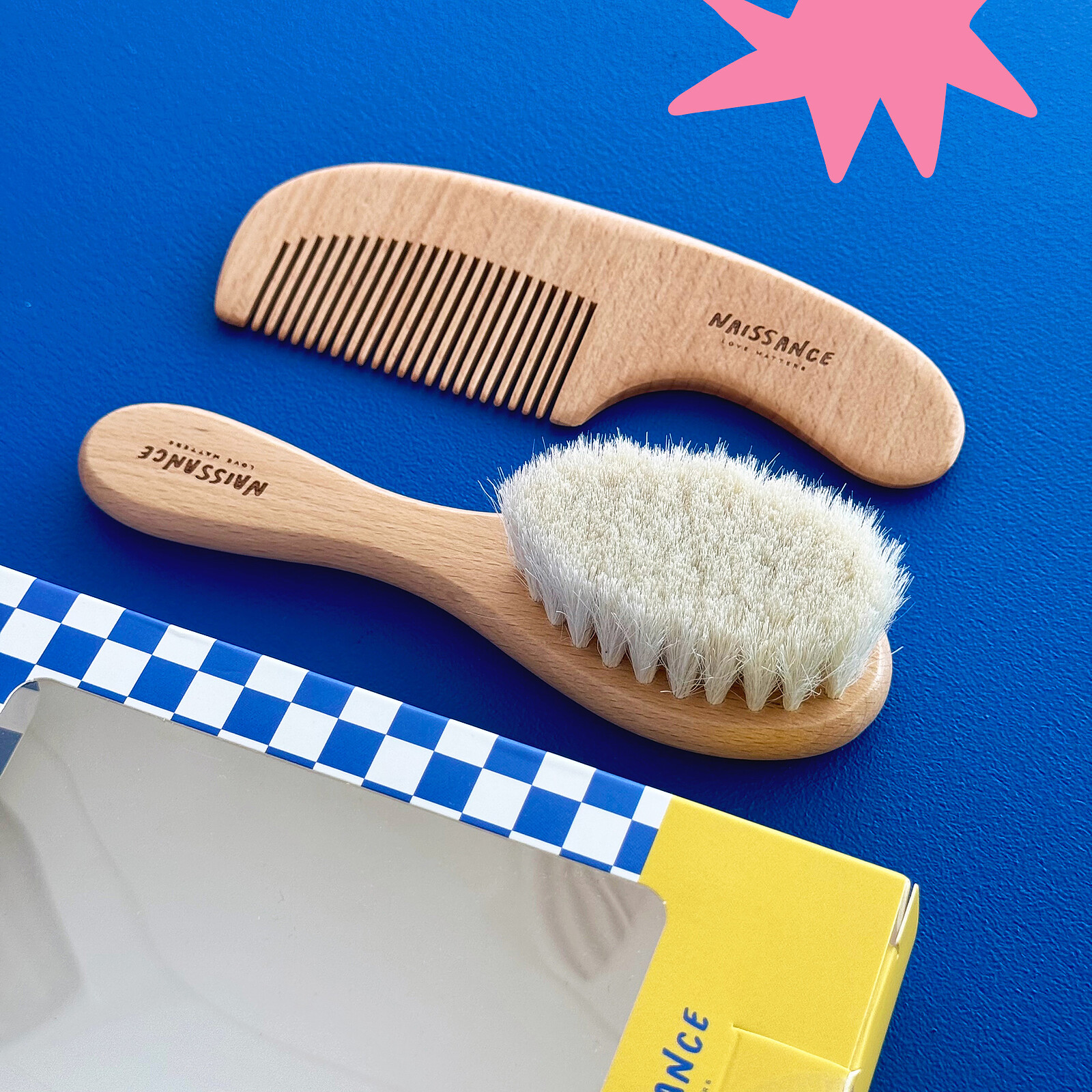 Coffret Brosse et Peigne Naissance