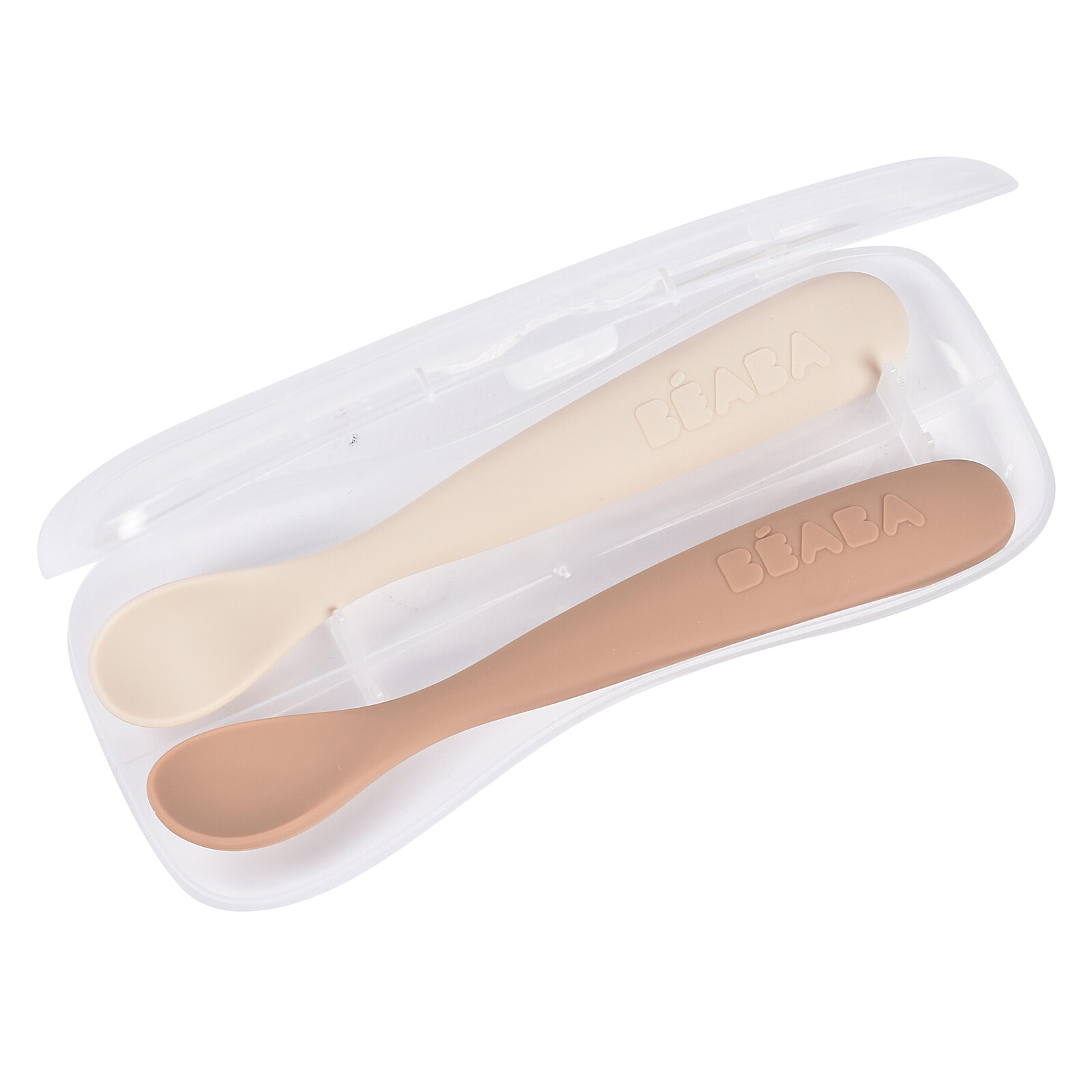 Lot de 2 Cuillères 1er Âge Silicone - Clay Earth BÉABA