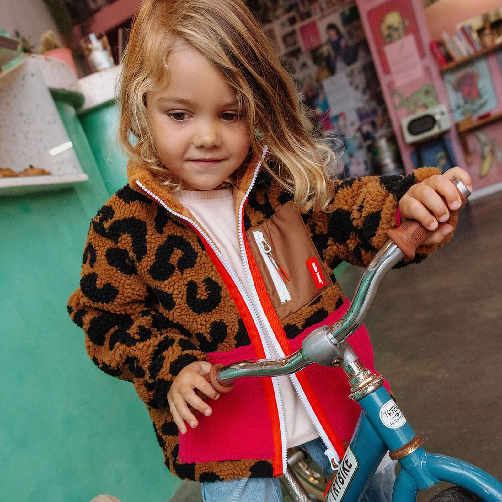 Veste Polaire Léopard - 7/9 Ans pas cher