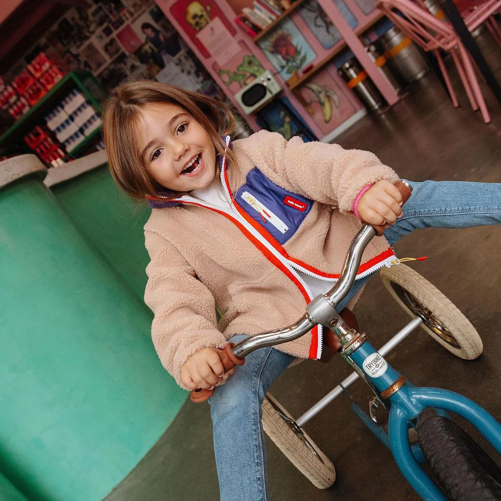 Veste Polaire Plum Beige - 7/9 Ans pas cher