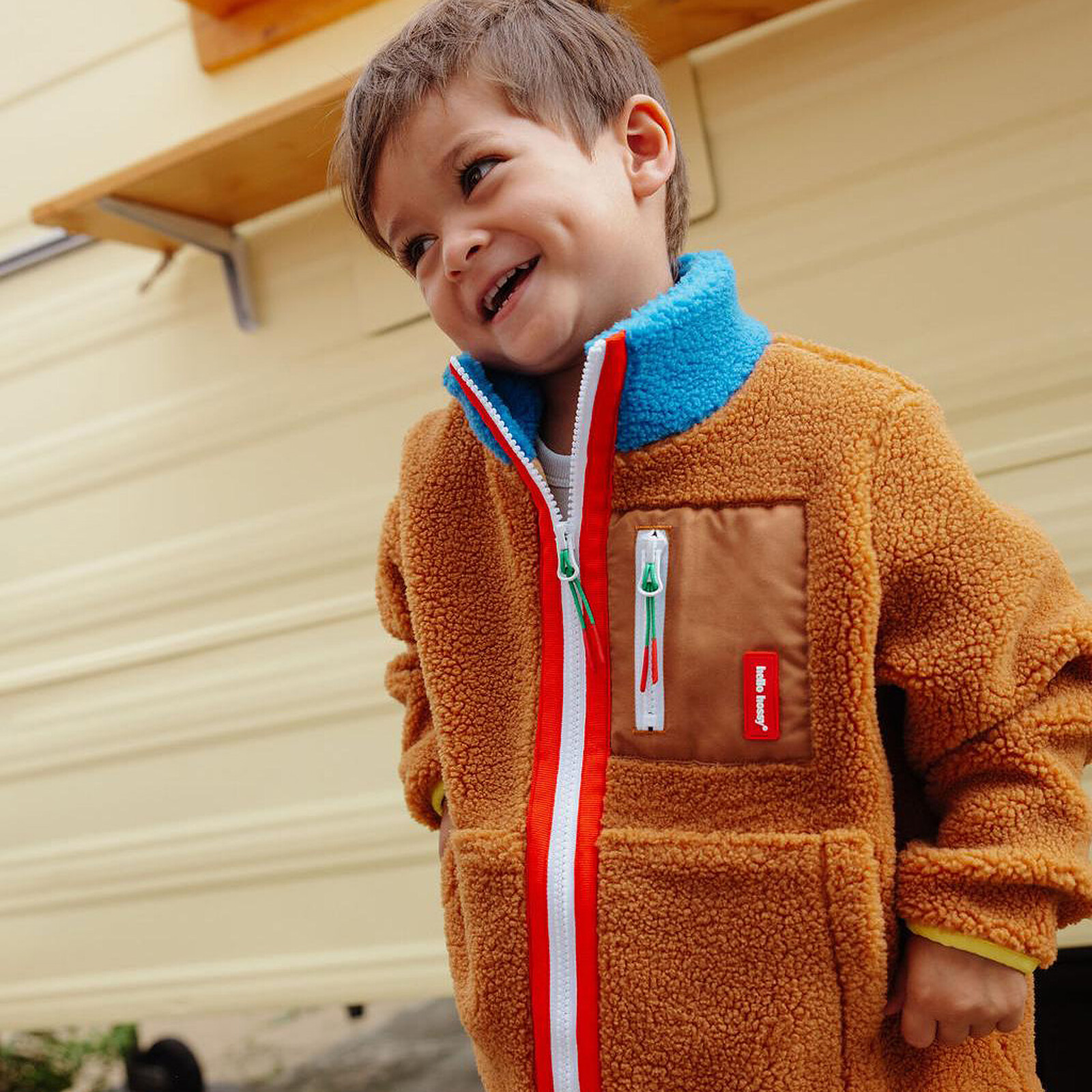 Veste Polaire Blue Camel - 2/3 Ans pas cher