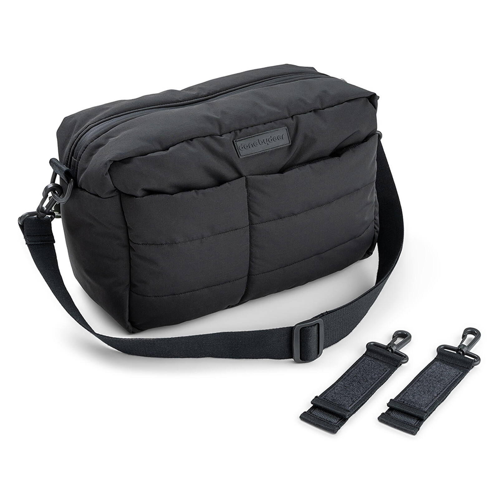 Sac de Poussette Matelassé - Noir Done by Deer