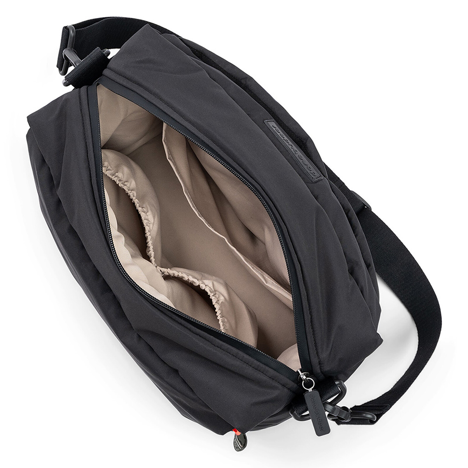 Sac de Poussette Matelassé - Noir Done by Deer