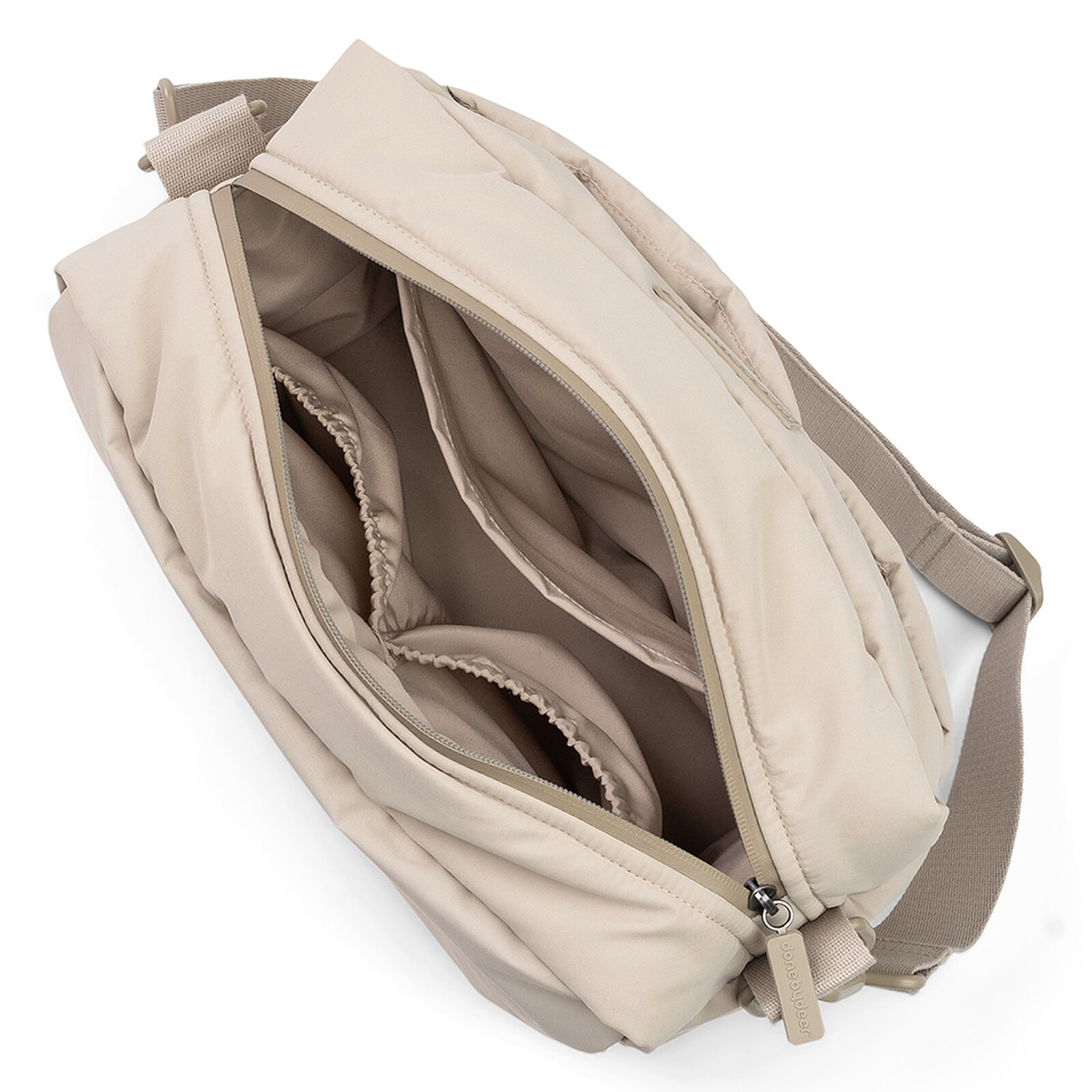 Sac de Poussette Matelassé - Sable Done by Deer