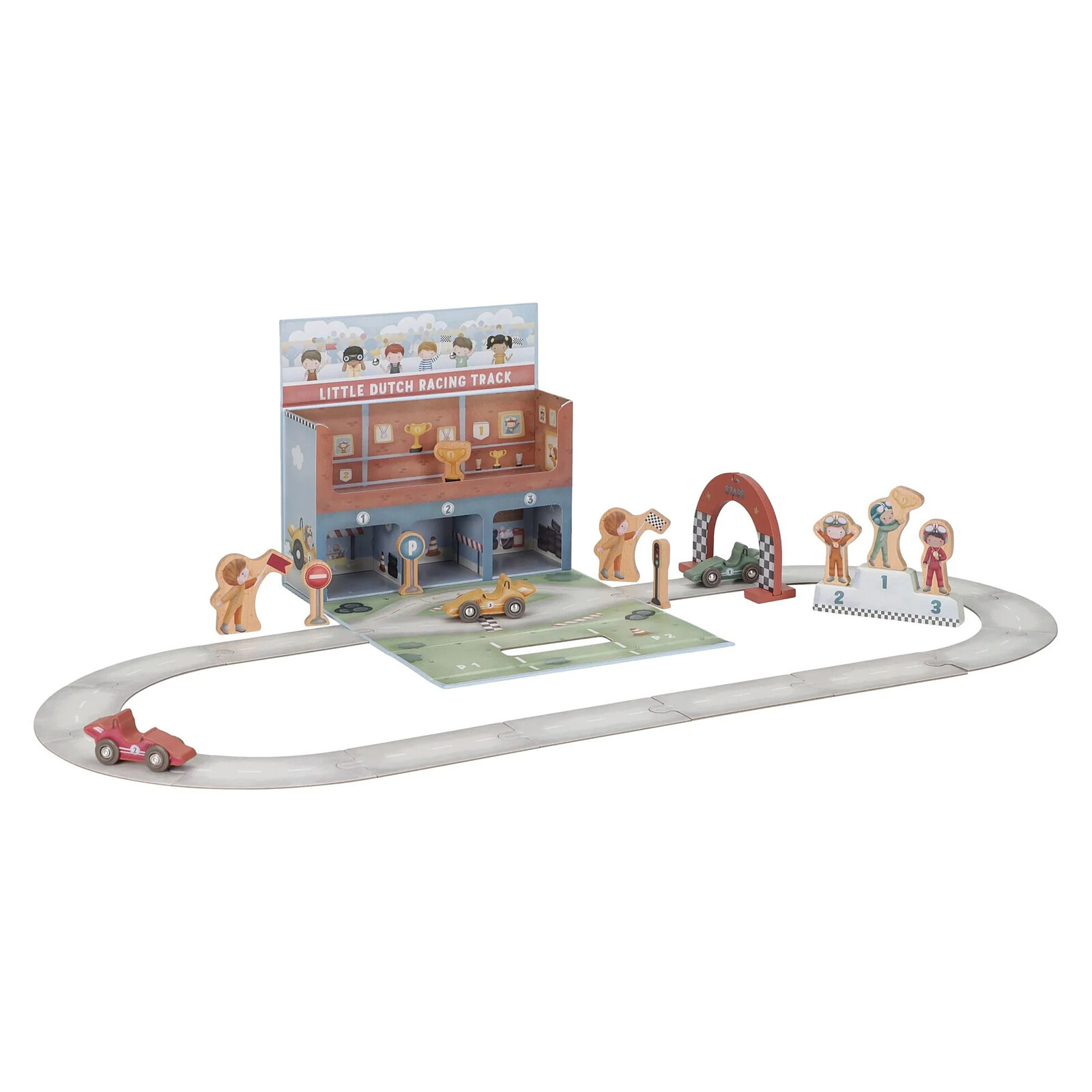 Circuit de Course en Bois Little Dutch