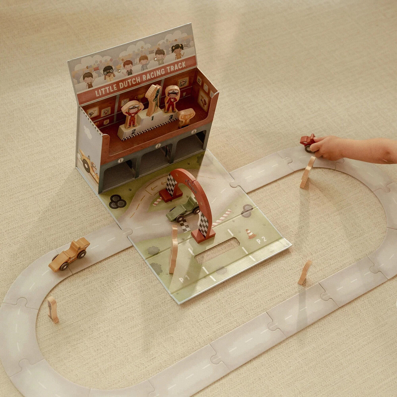 Circuit de Course en Bois Little Dutch