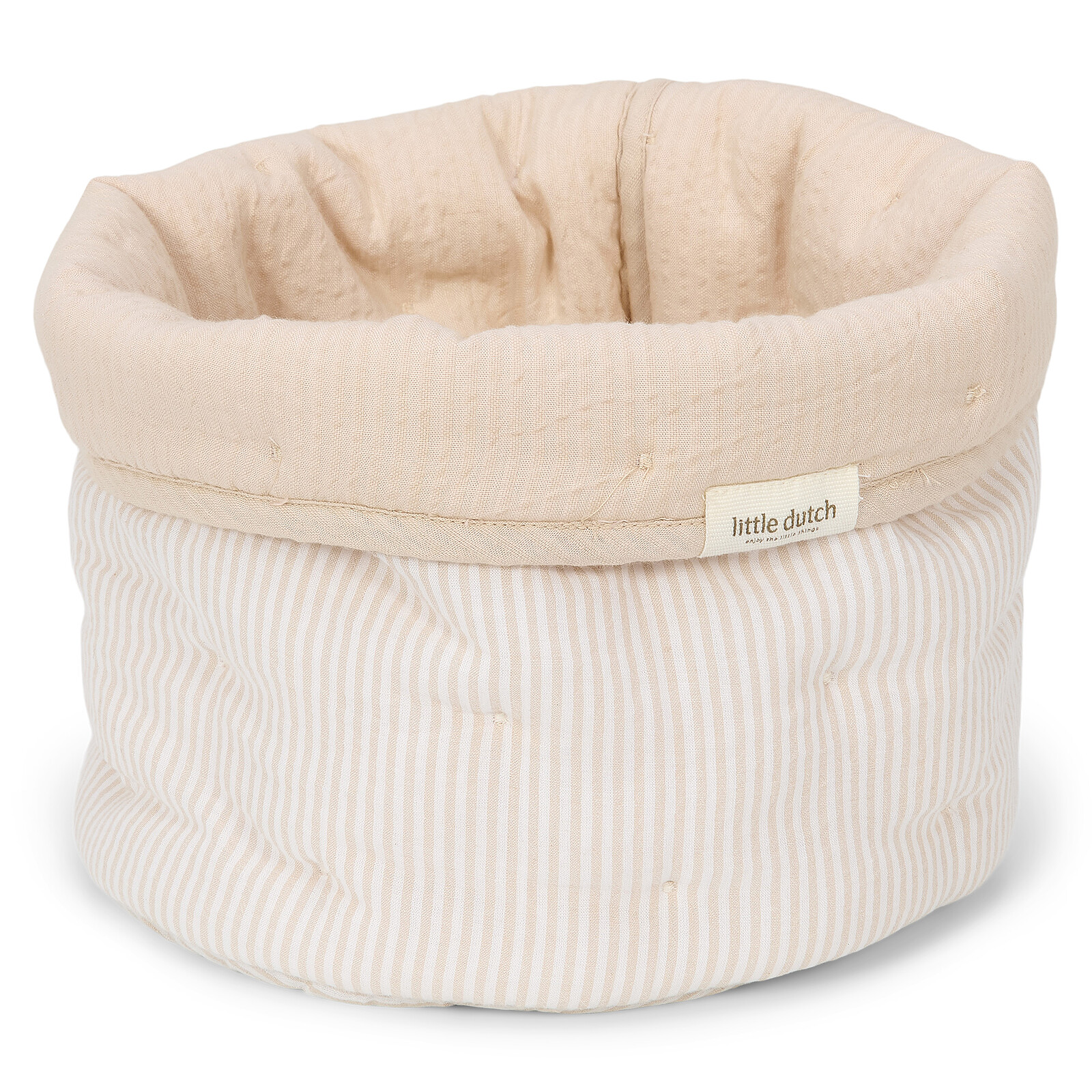 Petit Panier de Commode Rond - Pure Soft Beige Little Dutch