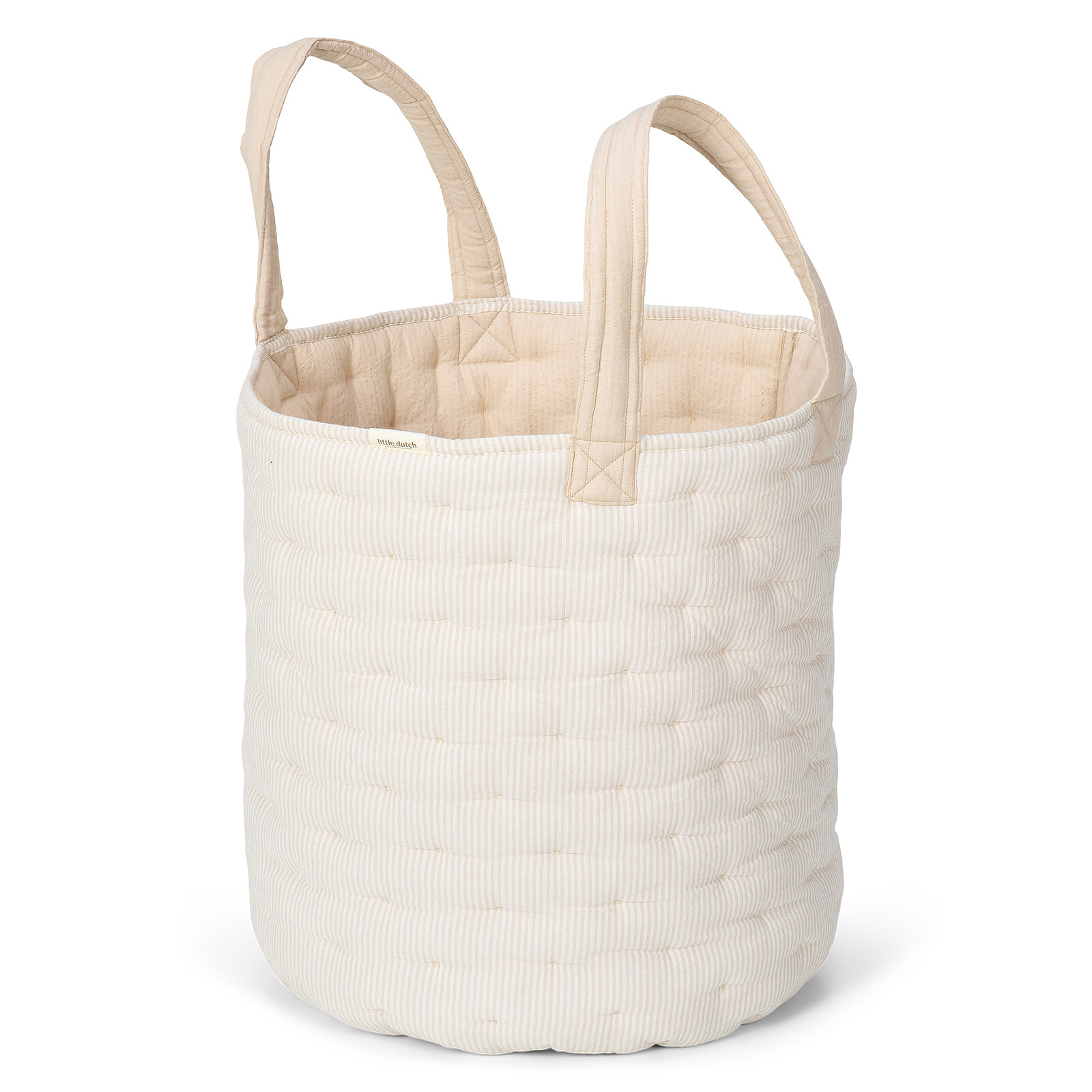 Panier de Rangement Réversible - Pure Soft Beige Little Dutch