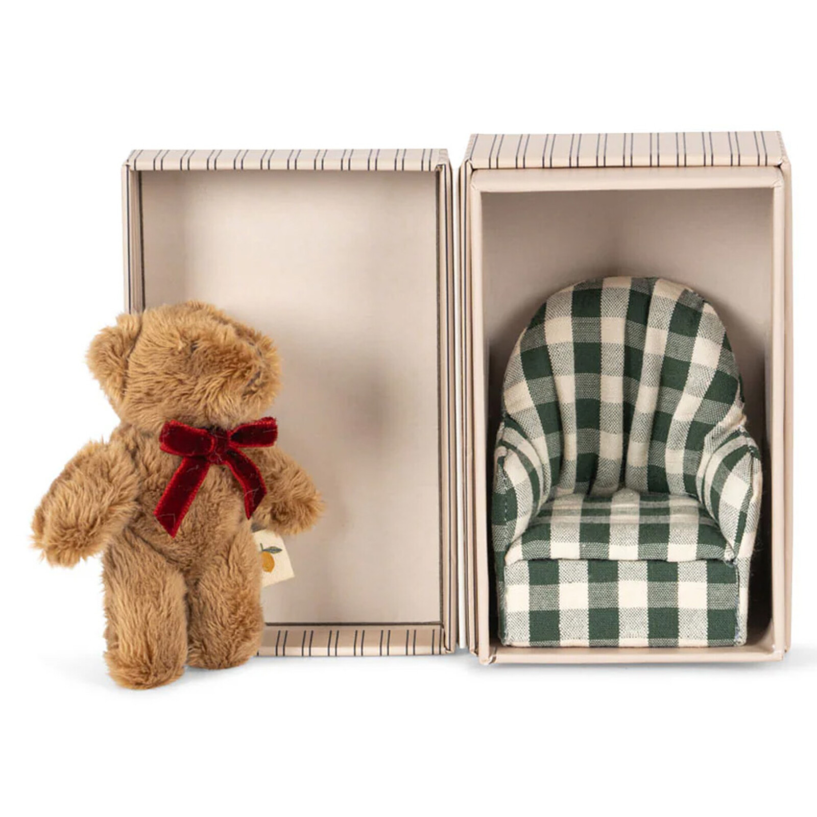 Petit Ours Kalle - Green Check Konges Sløjd