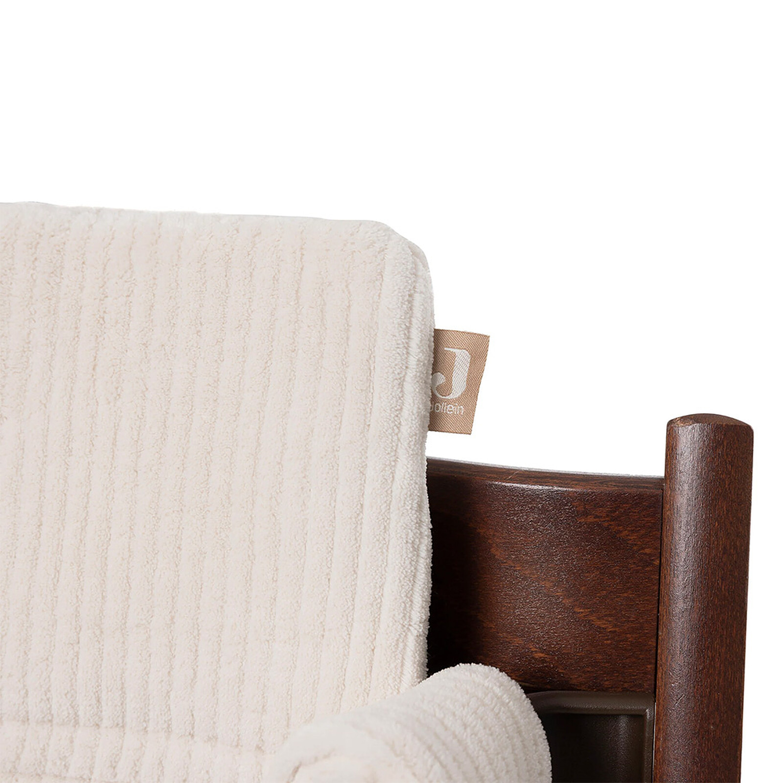 Coussin de Chaise Haute Cloudy Rib - Oatmeal Jollein