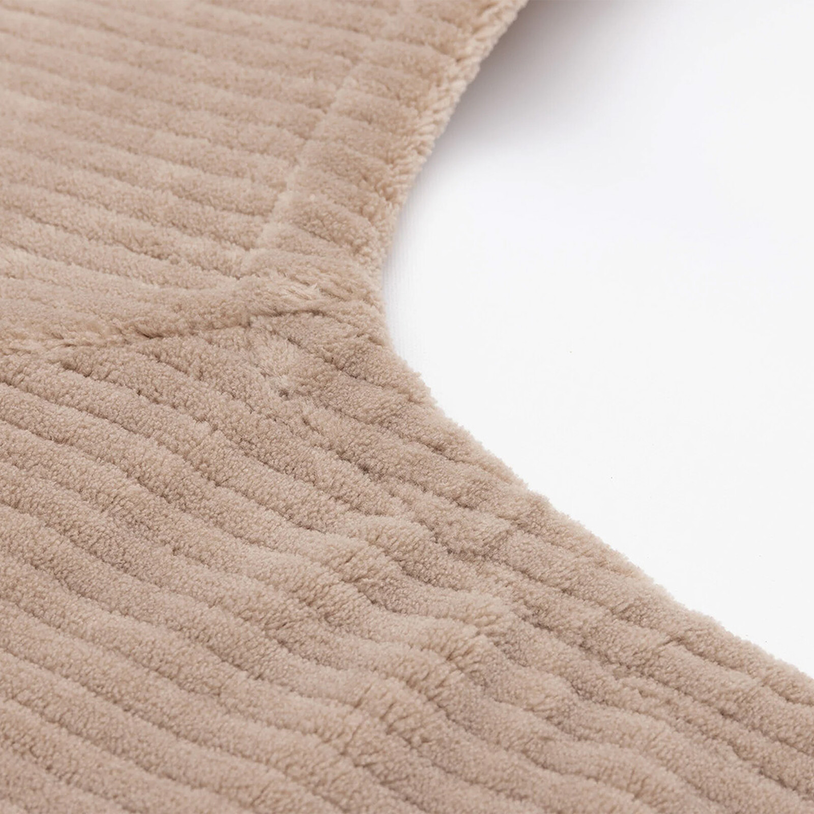 Housse Matelas à Langer Cloudy Rib - Milky Coffee pas cher