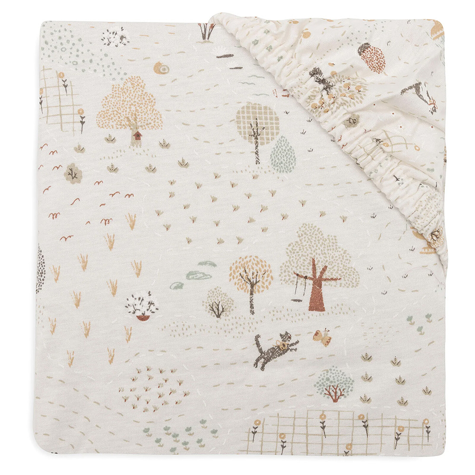 Drap Housse Jersey Tiny Park - 70-75 x 140-150 cm Jollein