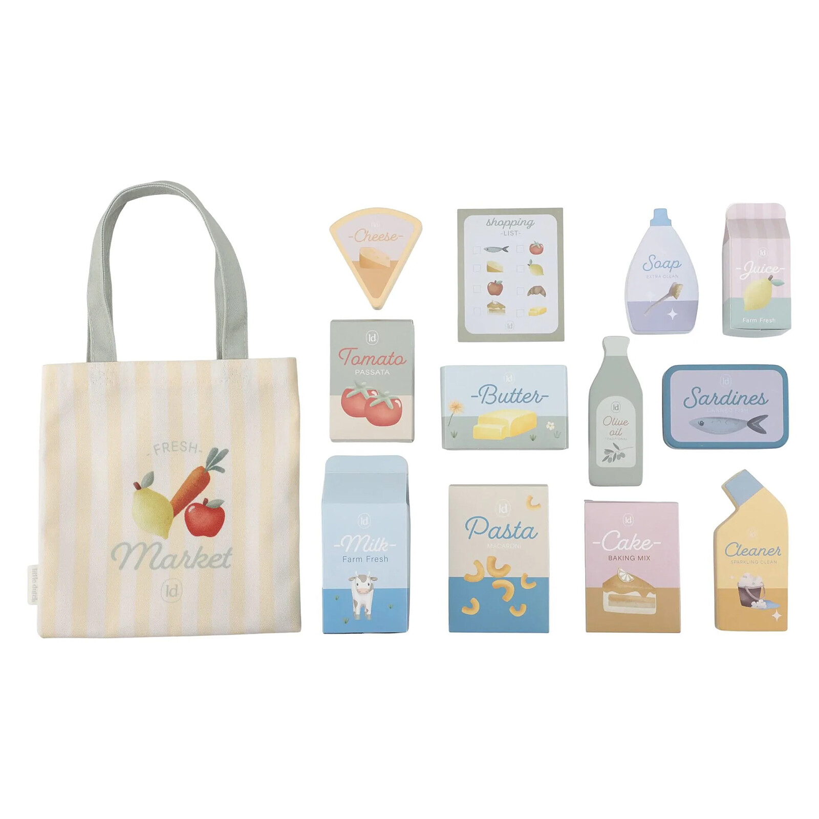 Achat Chariot de Courses en Bois - Vert