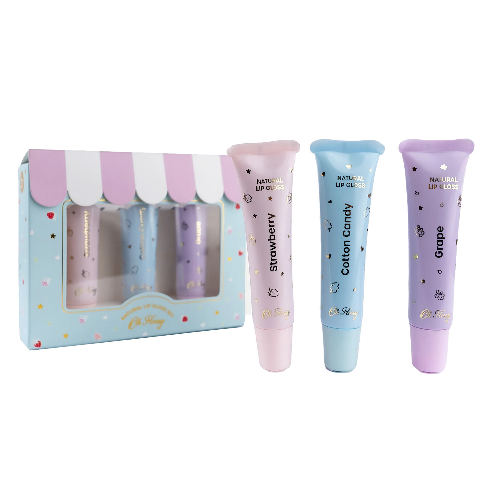 Lot de 3 Lipgloss Oh Flossy