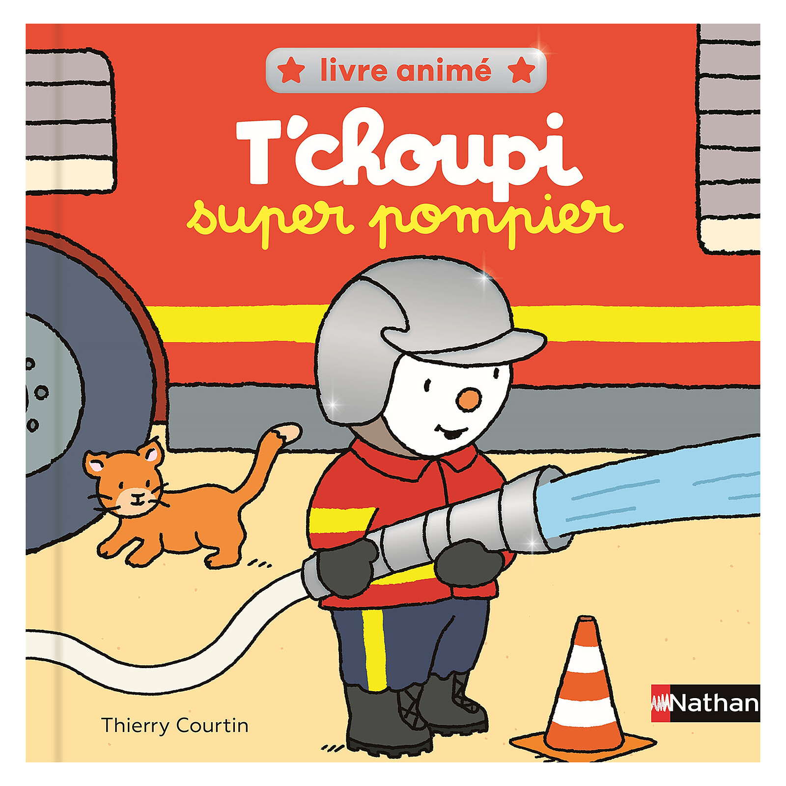 T'choupi Super Pompier Nathan Editions