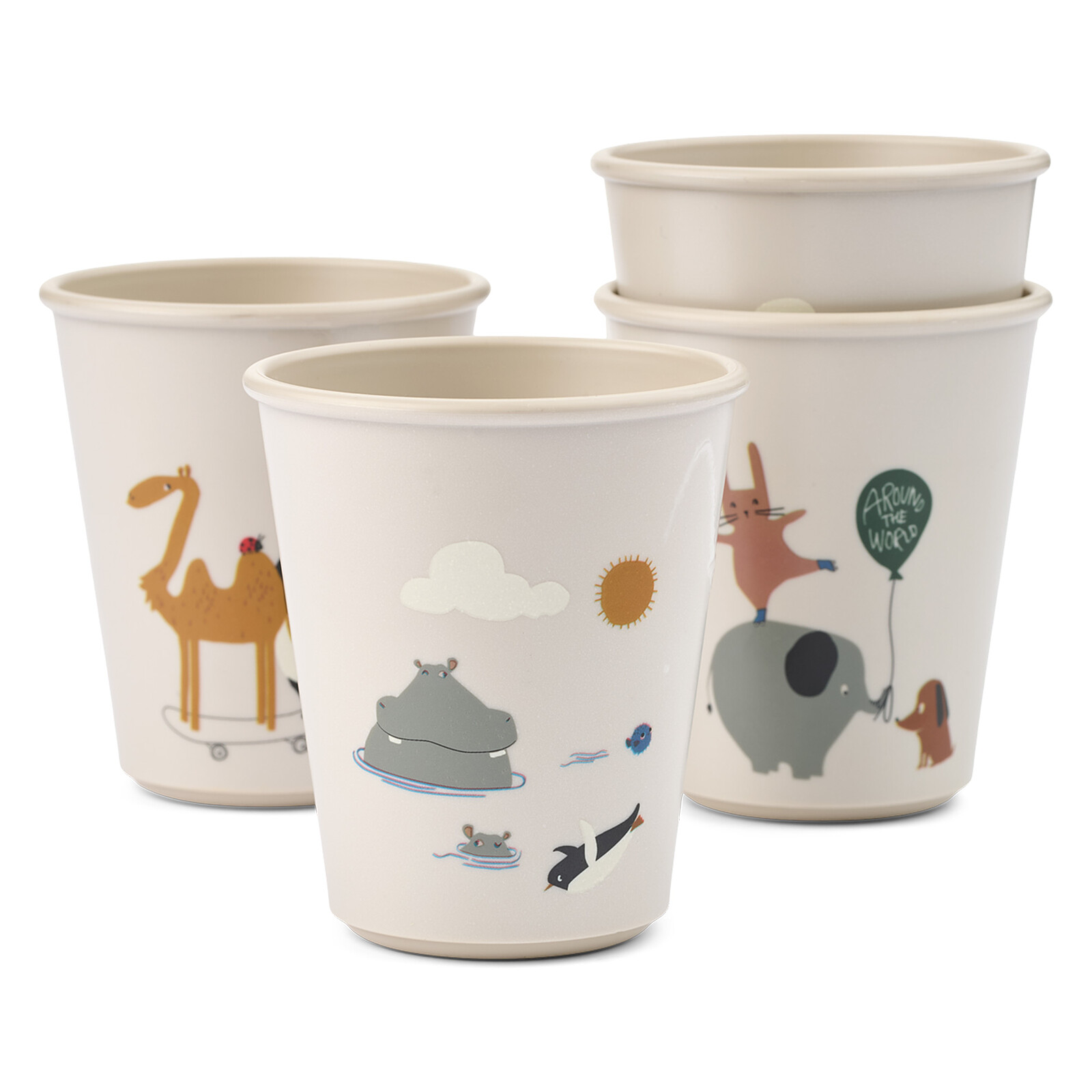 Lot de 4 Gobelets Lana - Around The World Sandy Liewood
