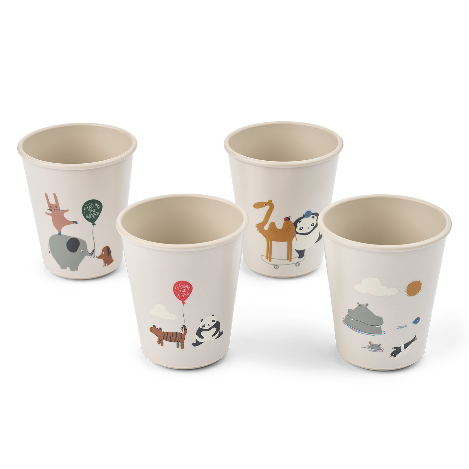 Lot de 4 Gobelets Lana - Around The World Sandy Liewood