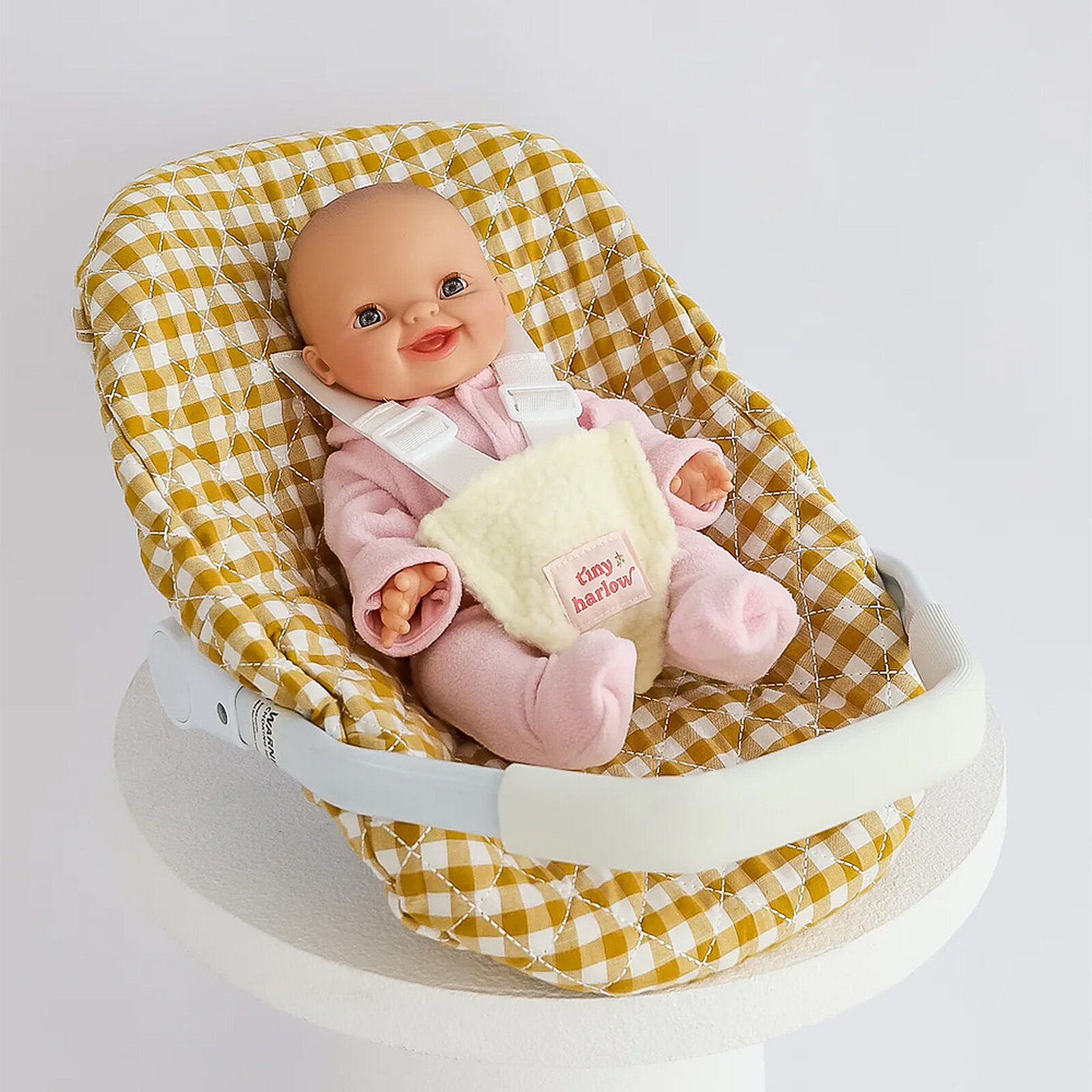 Siège Auto pour Poupée - Vichy Camel Tiny Harlow