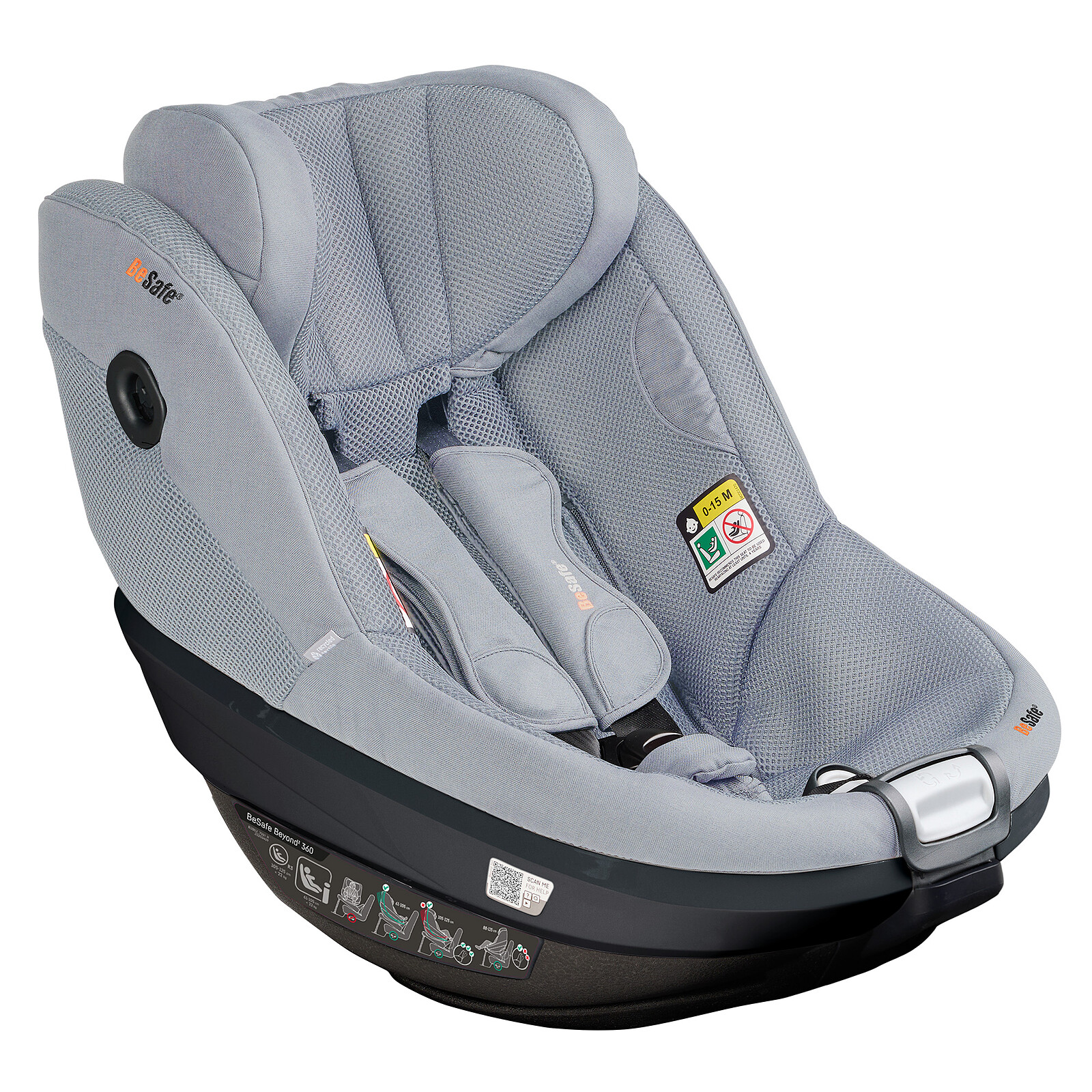 Siège Auto Beyond² 360 Groupe 0+/1/2 i-Size - Peak Mesh BeSafe