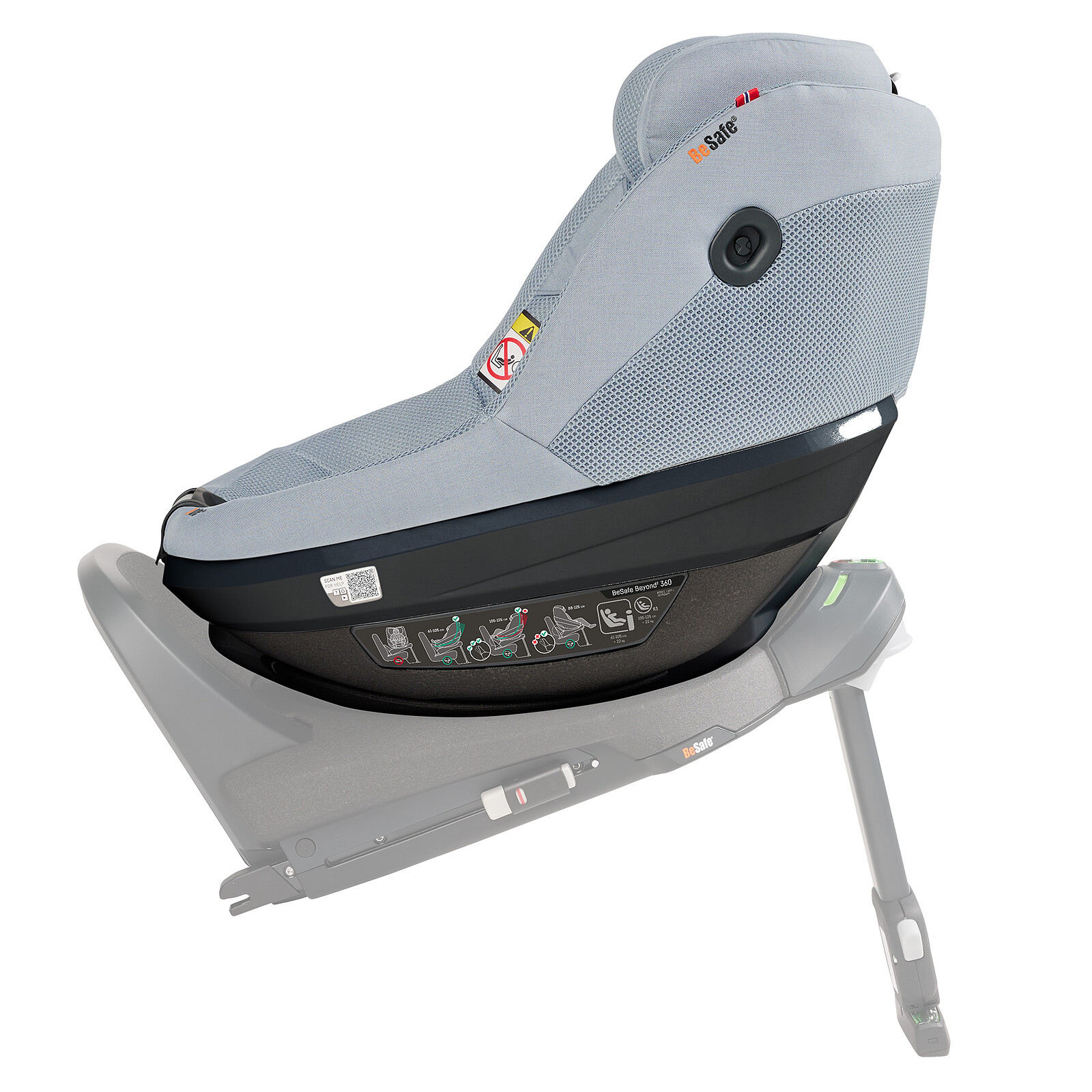 Siège Auto Beyond² 360 Groupe 0+/1/2 i-Size - Peak Mesh pas cher