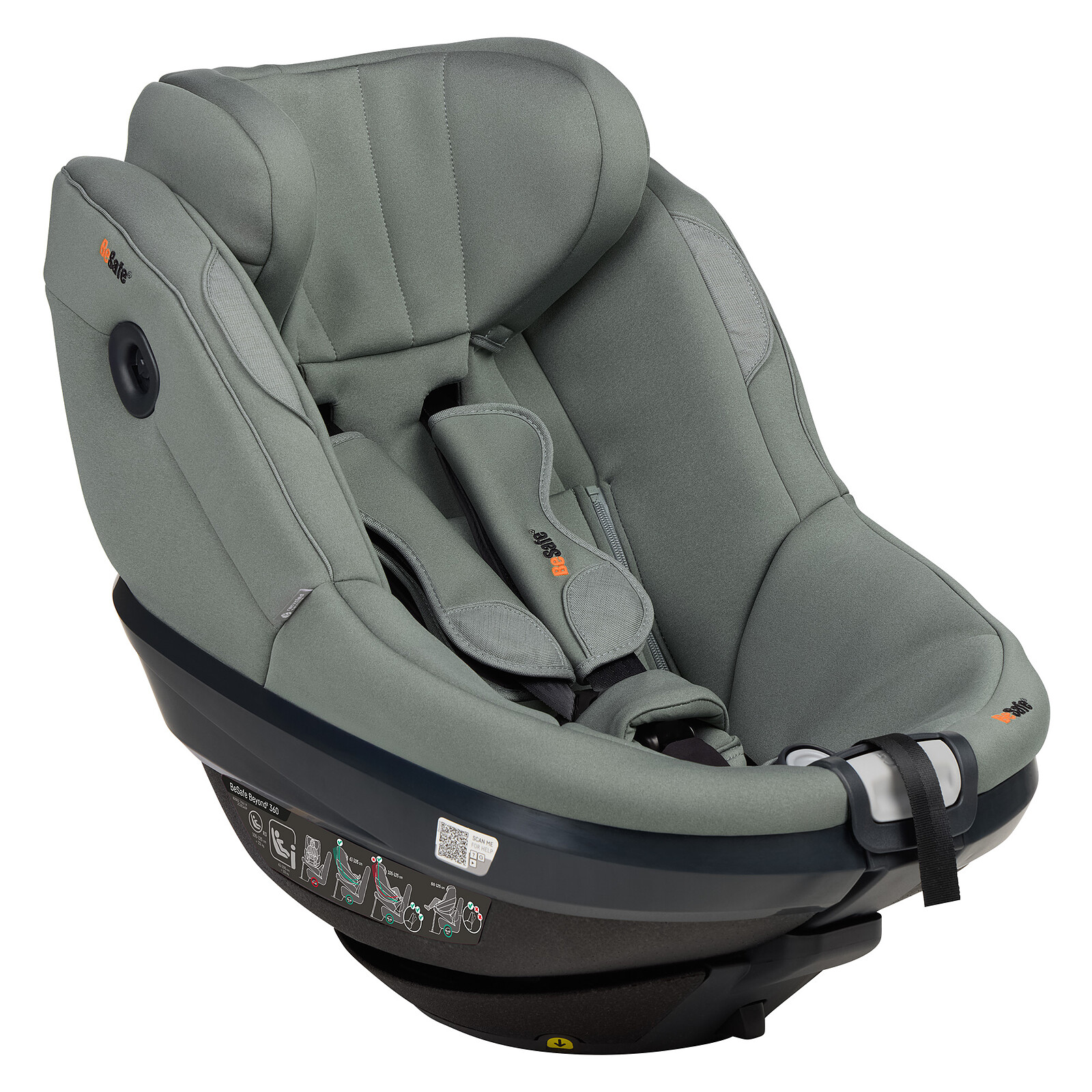 Siège Auto Beyond² 360 Groupe 0+/1/2 i-Size - Meadow Green Soft Breeze BeSafe