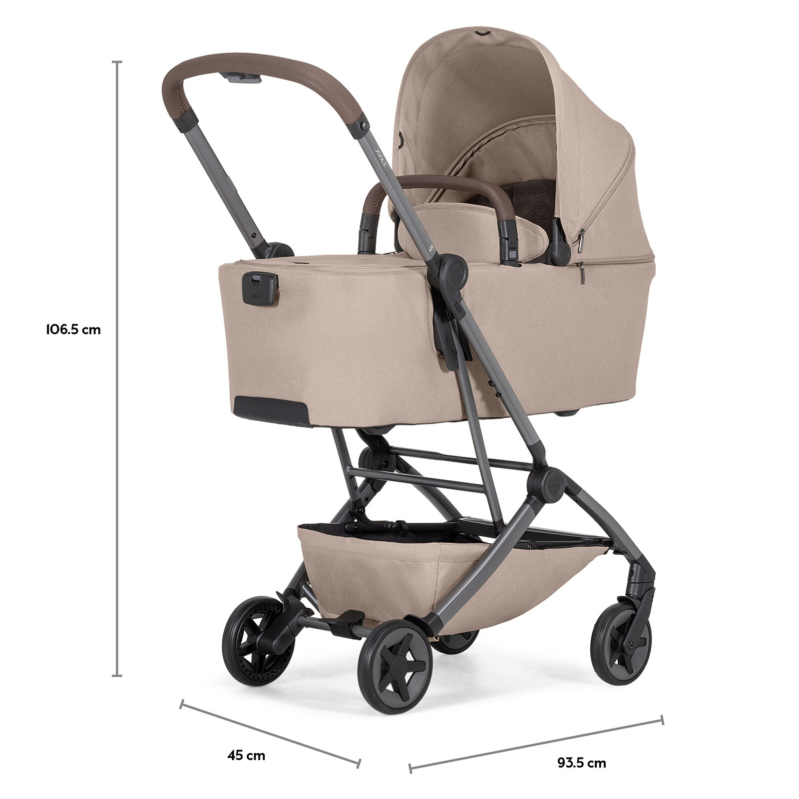 Achat Pack Naissance Poussette Aer² + Nacelle Aer² - Hazel Brown