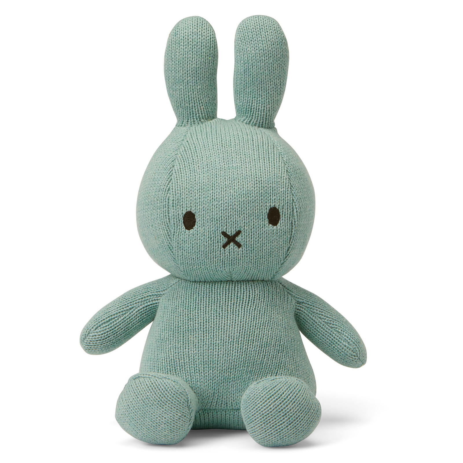 Lapin Miffy Coton Biologique Bleu Pastel - Petit Bon Ton Toys