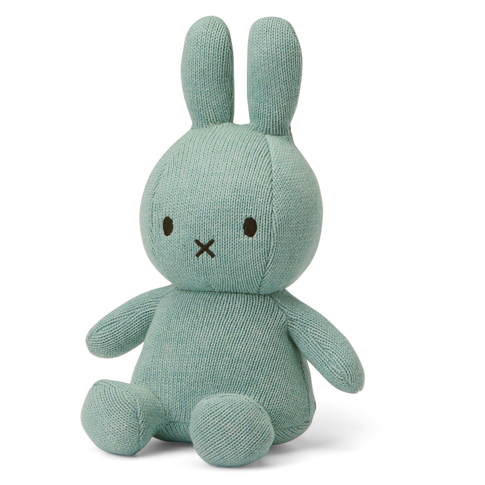Lapin Miffy Coton Biologique Bleu Pastel - Petit Bon Ton Toys