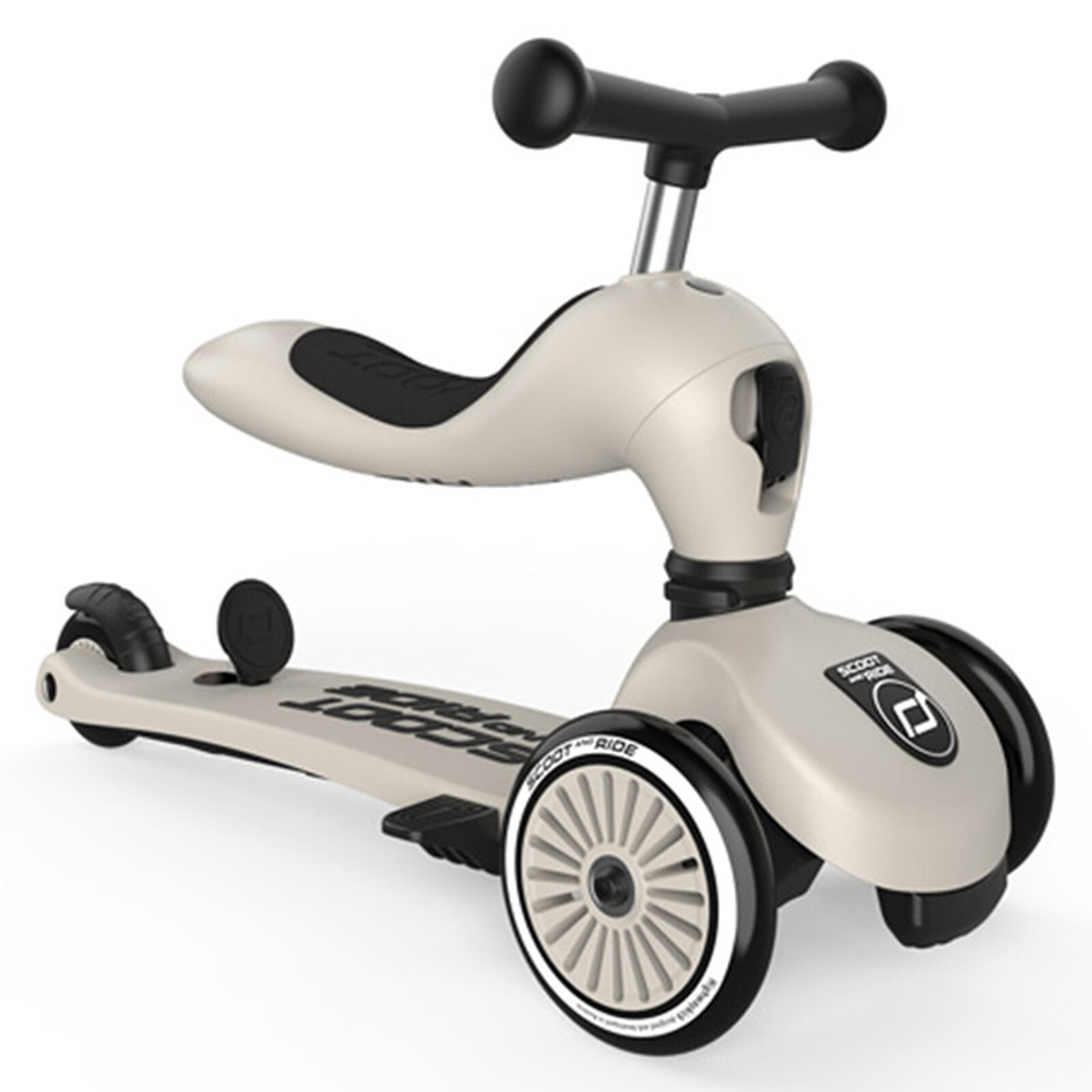 Porteur Trottinette Evolutif Highwaykick 1 Push and Go - Ash Scoot & Ride