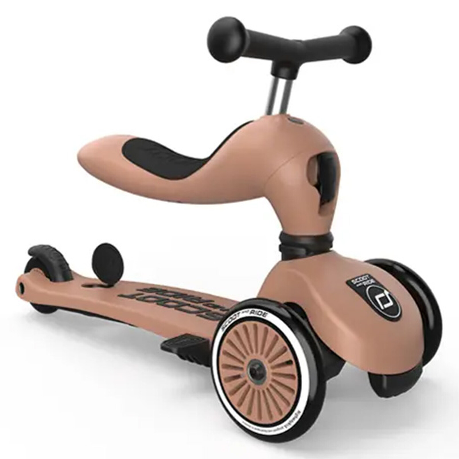 Porteur Trottinette Evolutif Highwaykick 1 Push and Go - Mocha Scoot & Ride