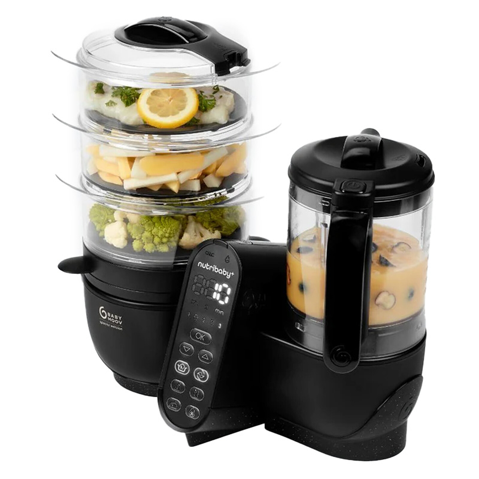 Nutribaby (+) XL - Mineral Black Babymoov