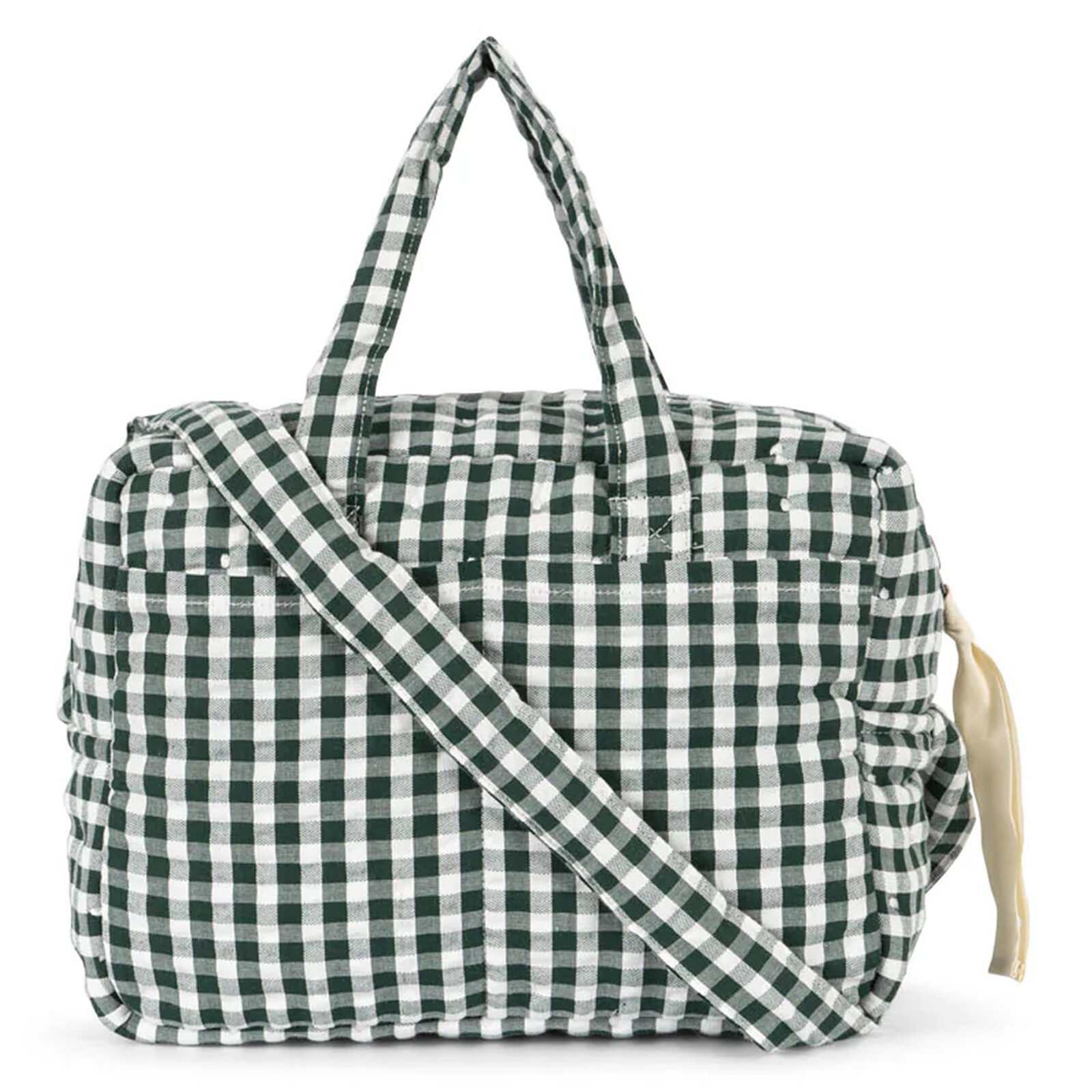 Sac à Langer pour Poupée - Green Check Konges Sløjd