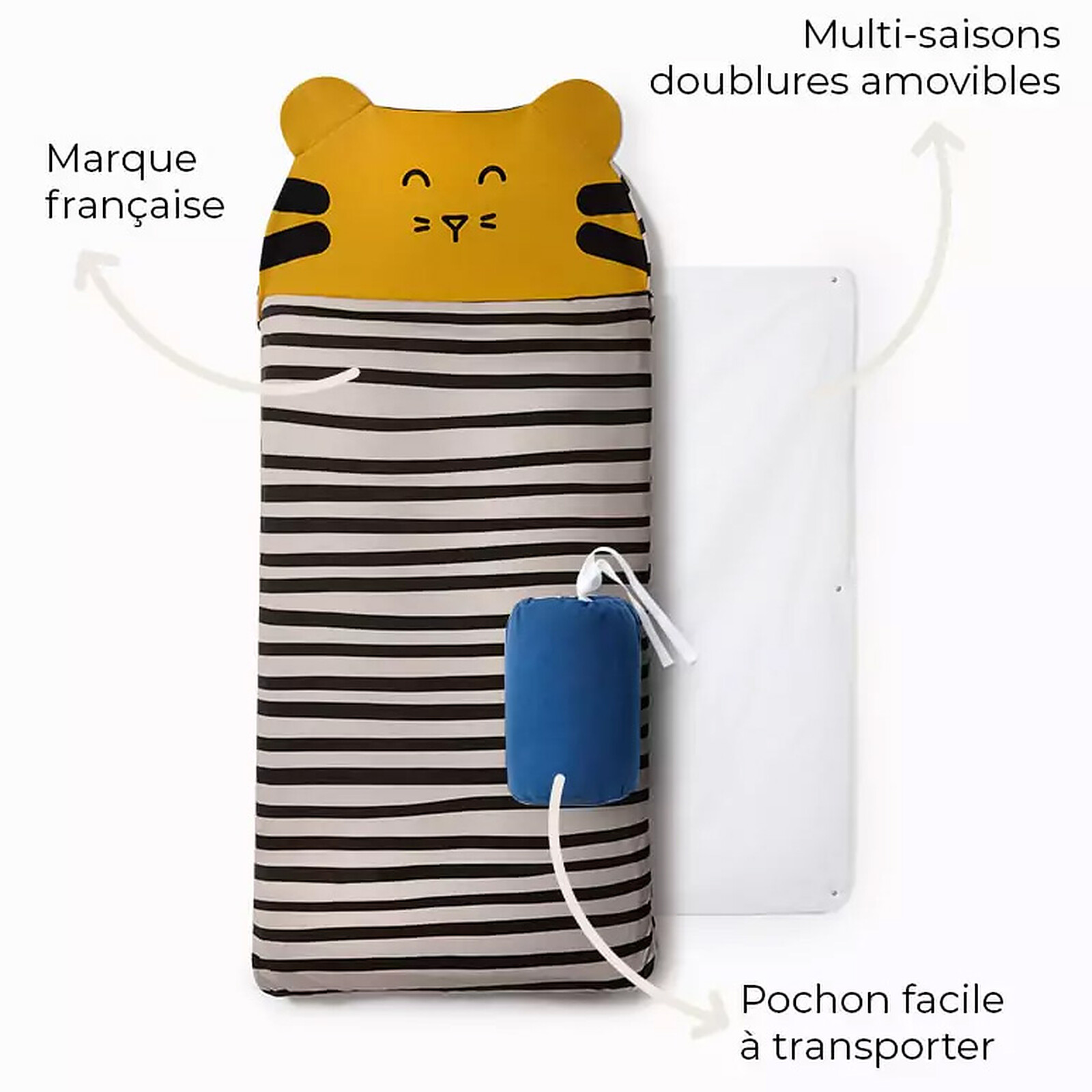 Avis Sac de Couchage 4 Saisons Tigre - 3/6 Ans
