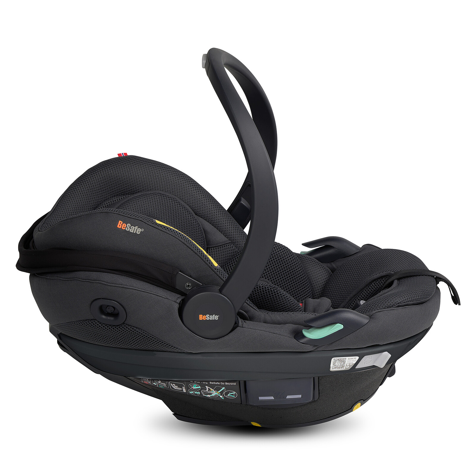 Siège Auto Go Beyond² Groupe 0+ i-Size - Anthracite Mesh BeSafe