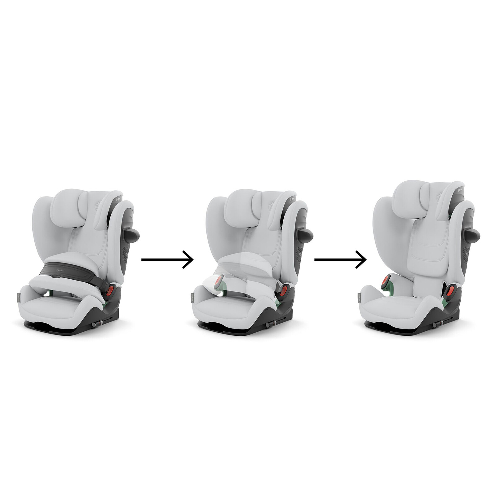 Siège Auto Pallas G3 i-Size Groupe 1/2/3 - Fog Grey Cybex