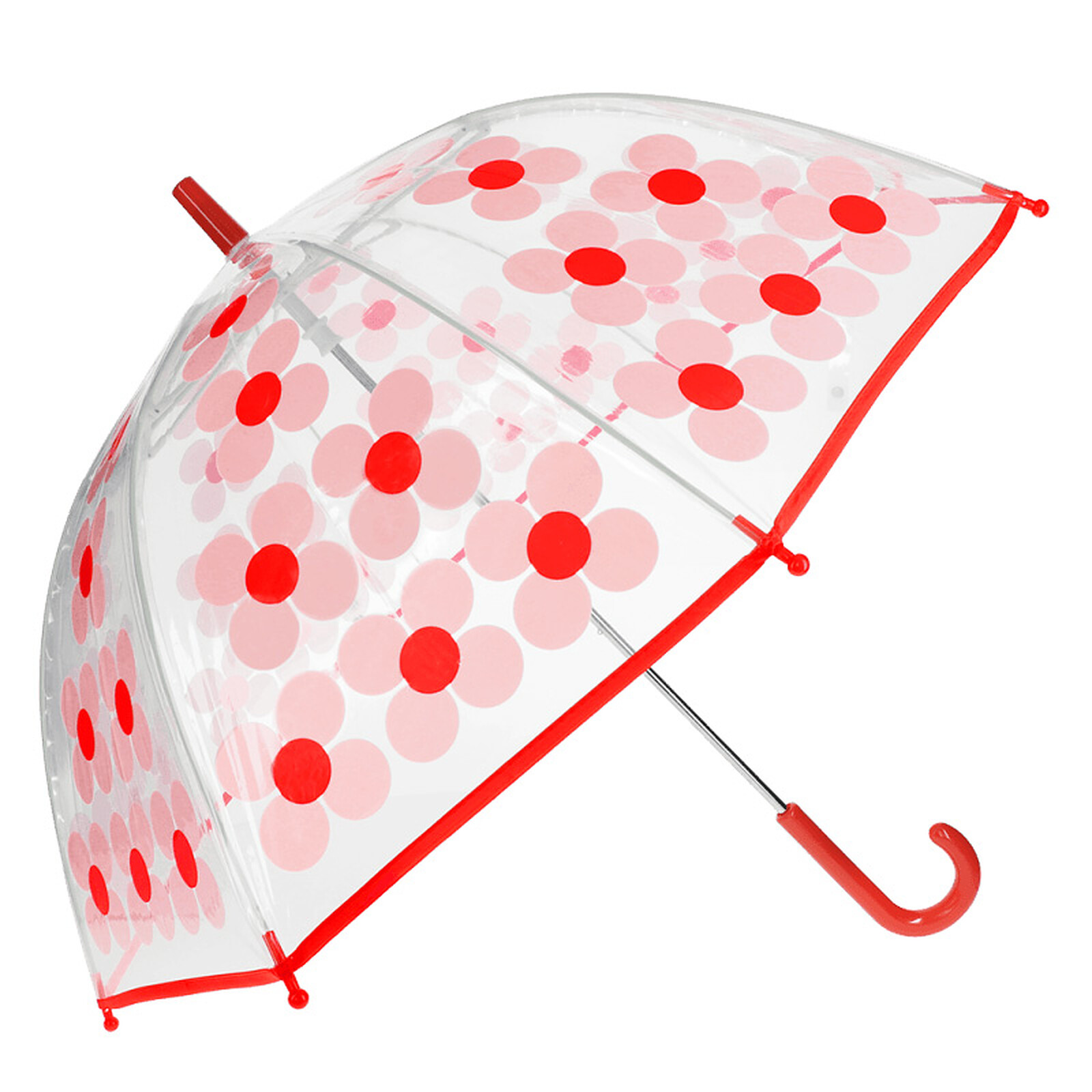 Parapluie Transparent - Pink Daisy Rex London